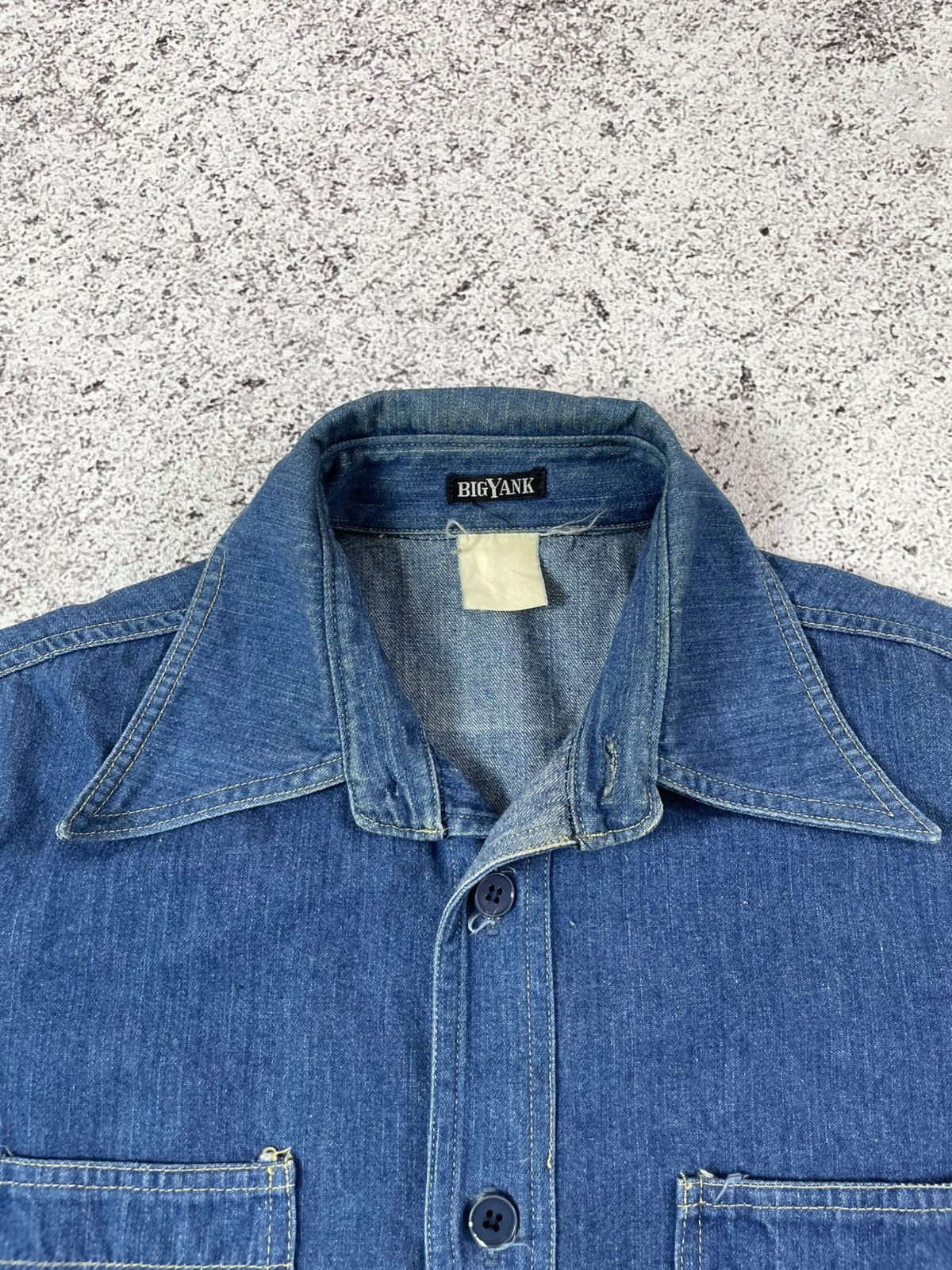 Other Vintage Repro Big Yank Selvedge Denim work shirt Size US S / EU 44-46 / 1 - 2 Thumbnail