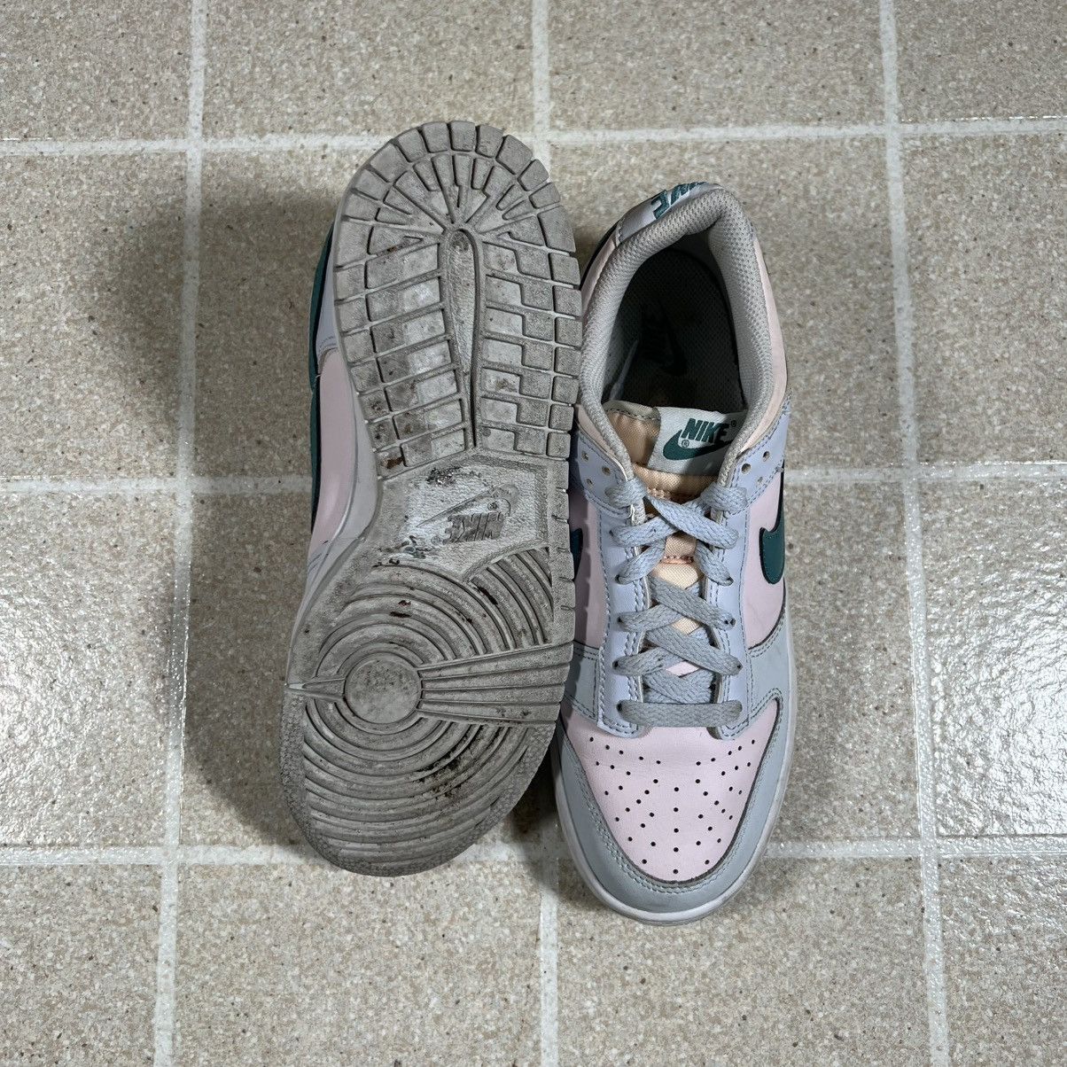 Nike Nike Dunk Low Mineral Teal Shoes Grey Teal Pink Leather Size US 8.5 / IT 38.5 - 4 Thumbnail