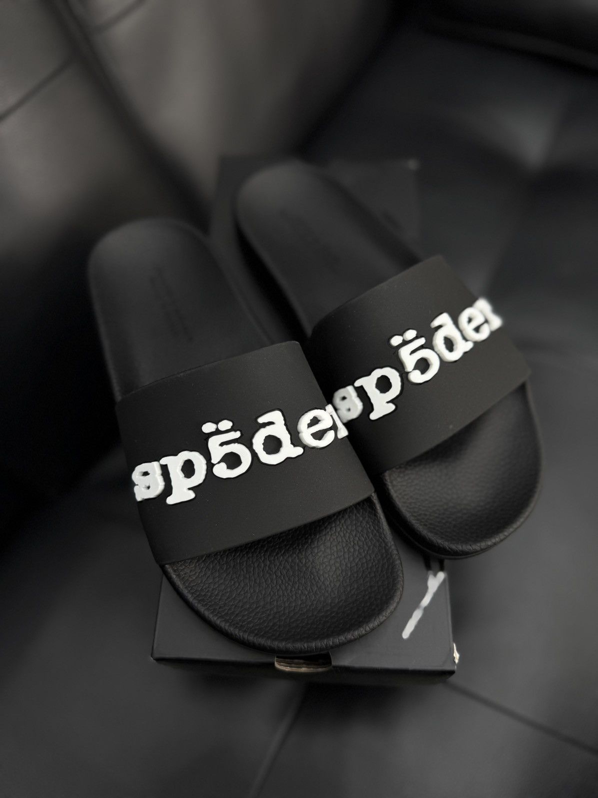 Sp5der Sp5der Slides Slip On Black Size 6 (Brand New) Size US 6 / EU 39 - 2 Thumbnail