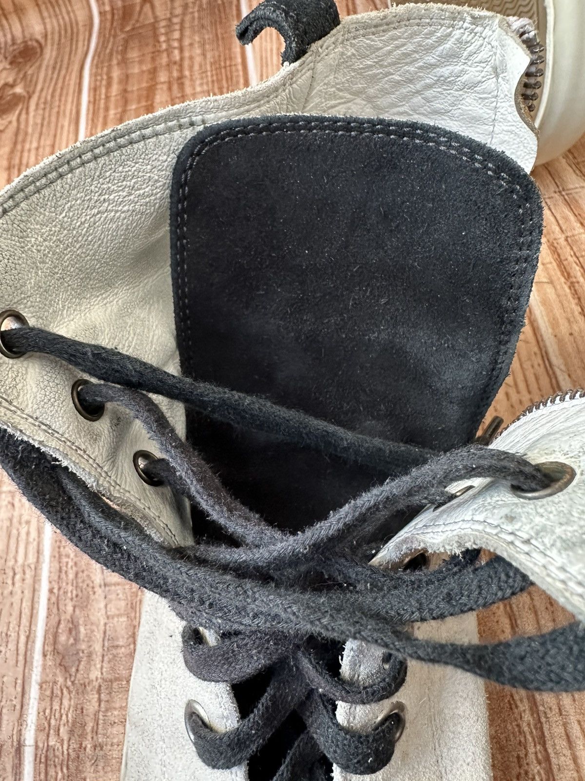 Ann Demeulemeester Ann D Scamocciato Hightop Sneaks Suede Hightops Size US 8 / EU 41 - 19 Thumbnail