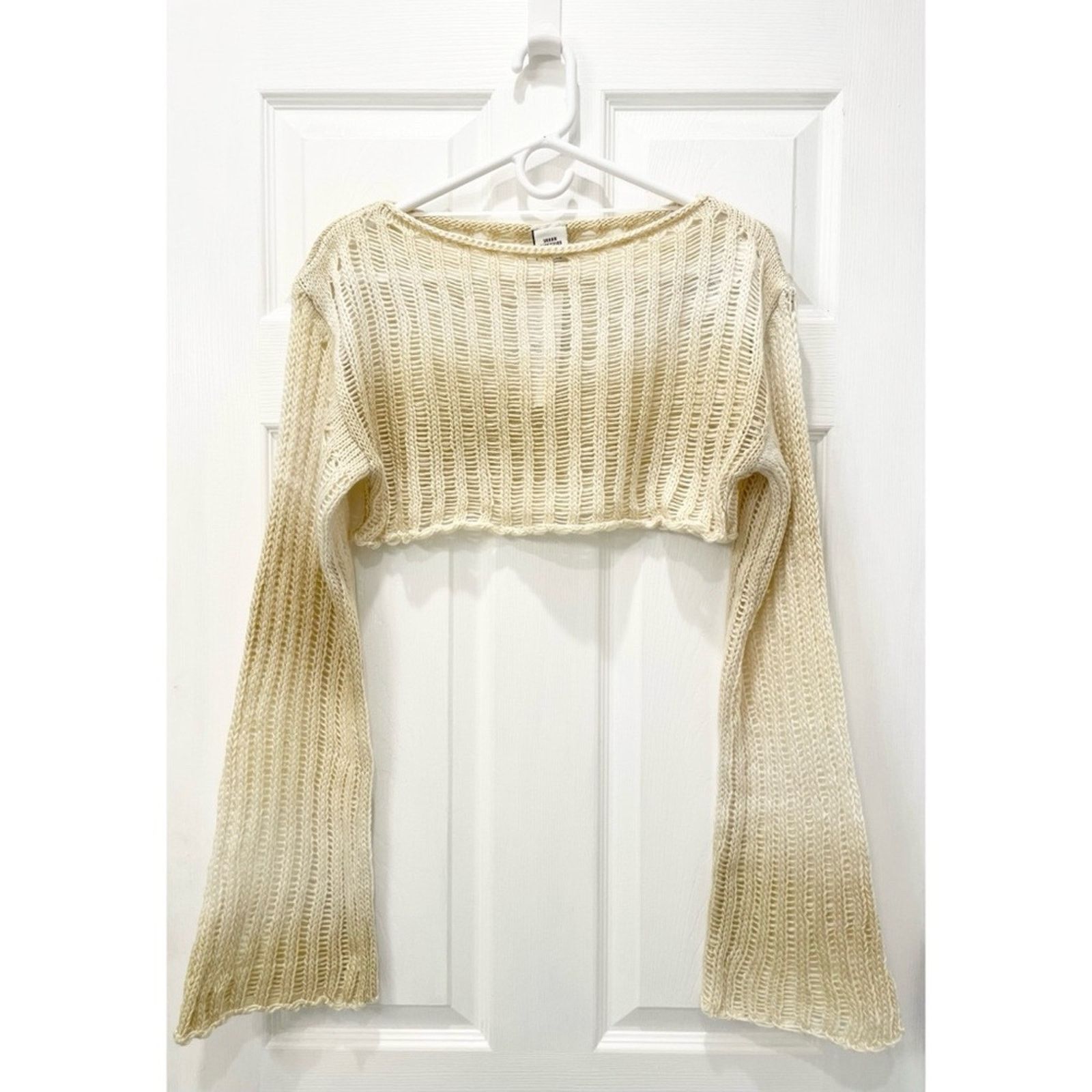 Urban Outfitters Urban Outfitters Ladder-Knit Shrug Sweater M Size M / US 6-8 / IT 42-44 - 1 Thumbnail