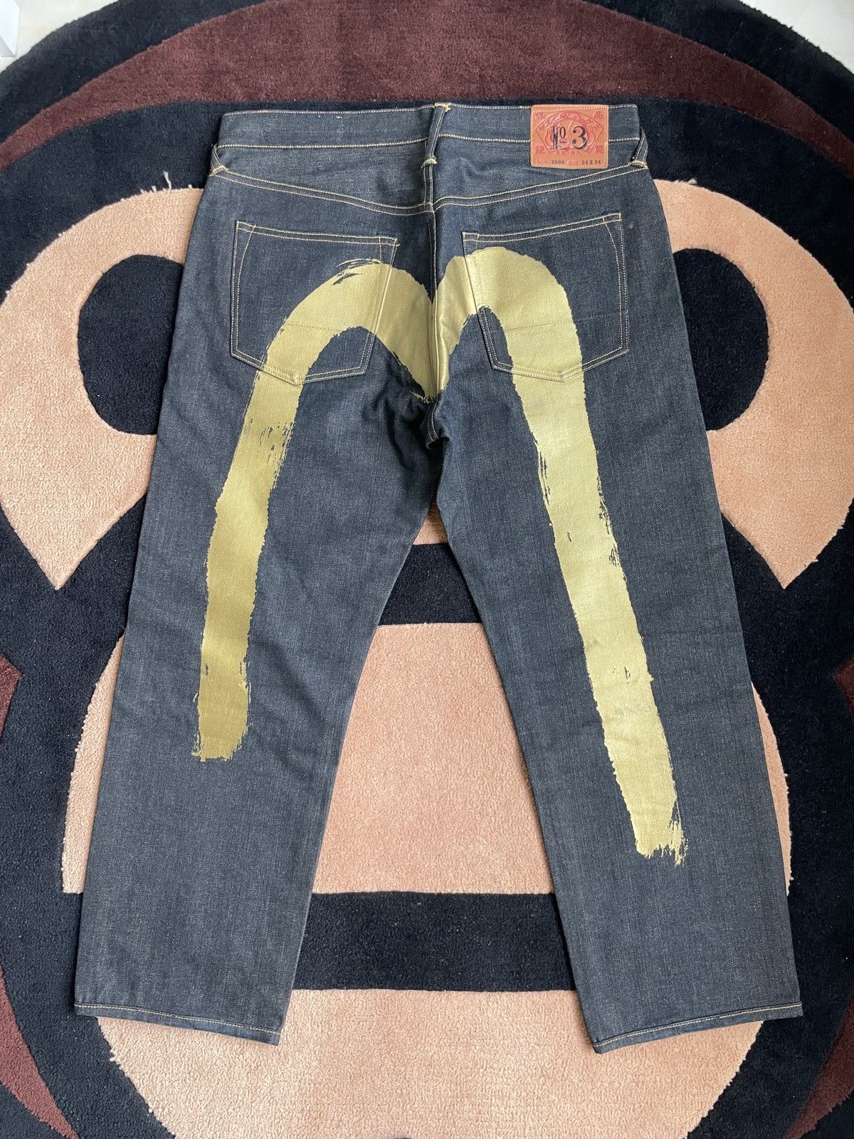 Evisu × Japanese Brand × Vintage evisu golden daicock style jeans