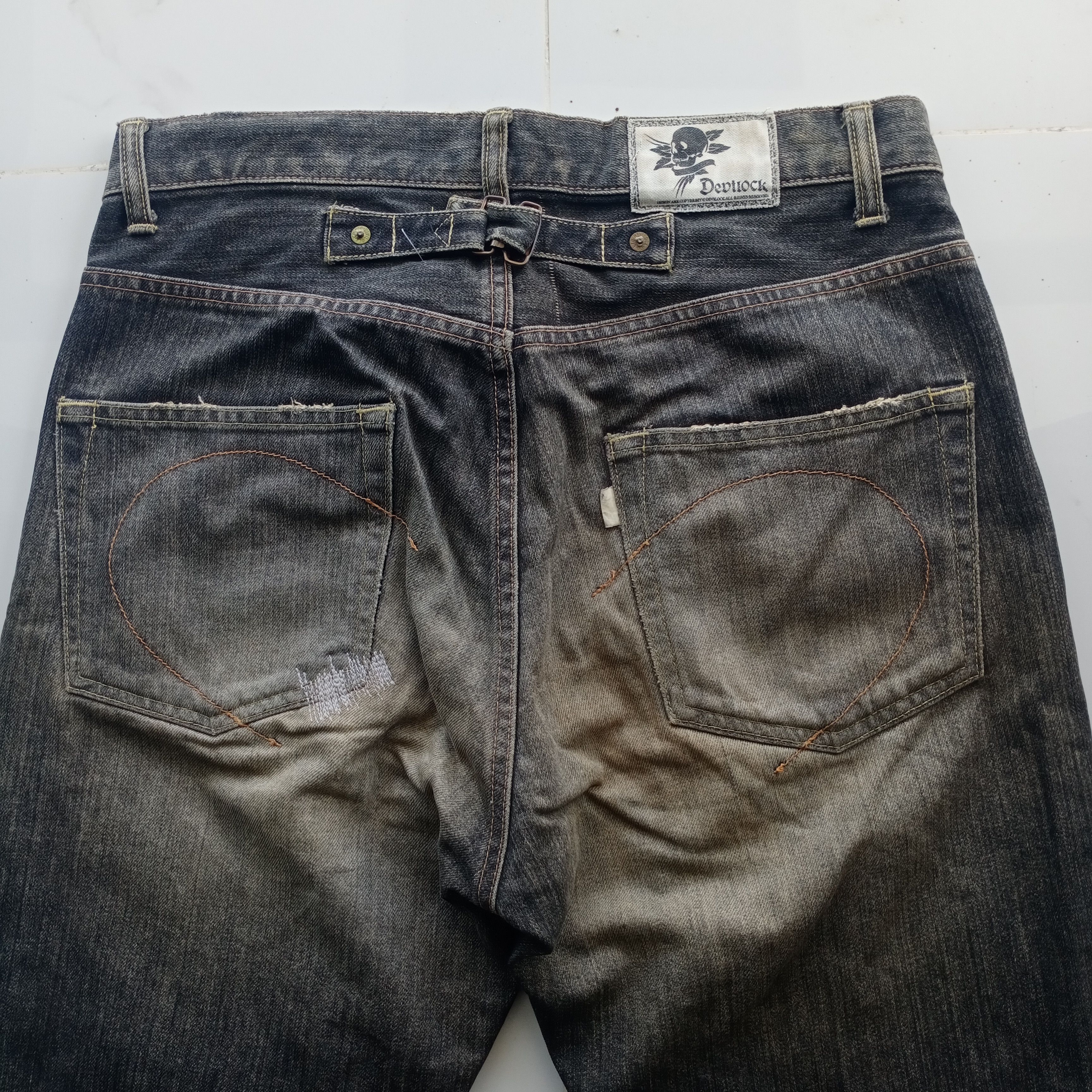 Devilock Devilock Hardcore Disstressed Jeans Japan Denim Size US 31 - 11 Thumbnail