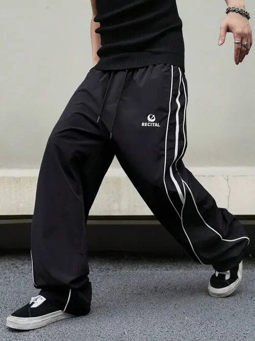 VIBE Casual Y2k Sweatpants Loose Fit Size US 32 / EU 48 - 6 Thumbnail