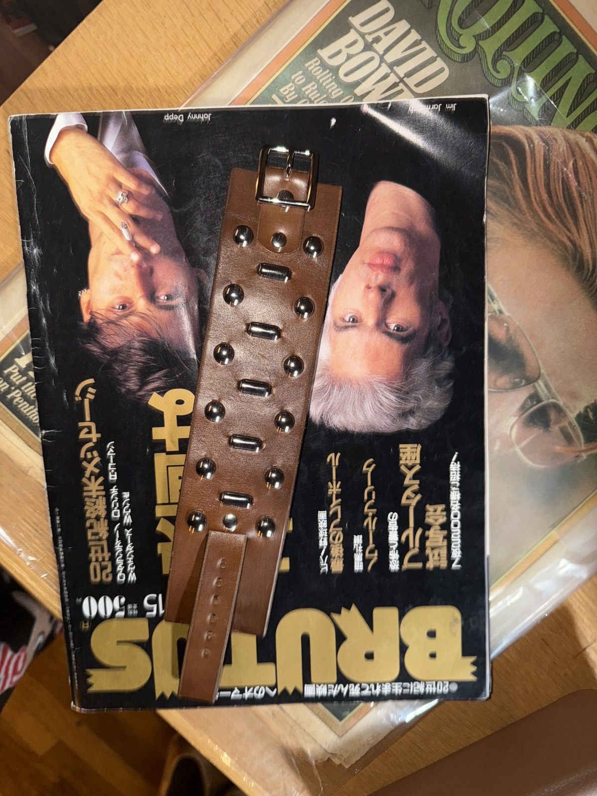Other Vintage 1971 Hunter S. Thompson Leather Wristband Raoul Duke Size ONE SIZE - 1 Thumbnail