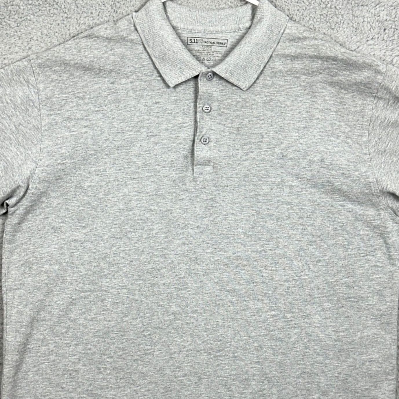 Vintage 5.11 Tactical Series Polo Shirt Mens XL Grey Performance Pique Rugby EUC Size US XL / EU 56 / 4 - 2 Thumbnail