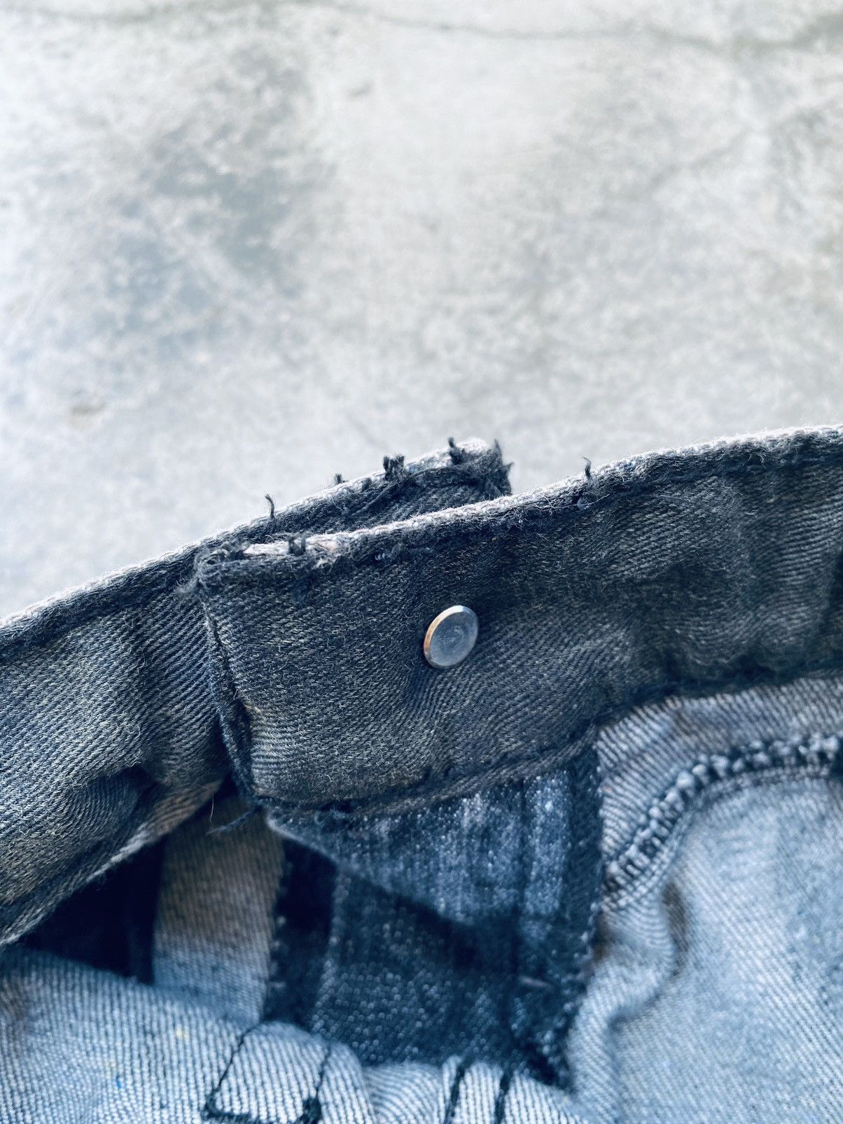 Japanese Brand Vintage Daily News Grabbed Feather Flared Denim Pants Size US 32 / EU 48 - 11 Thumbnail