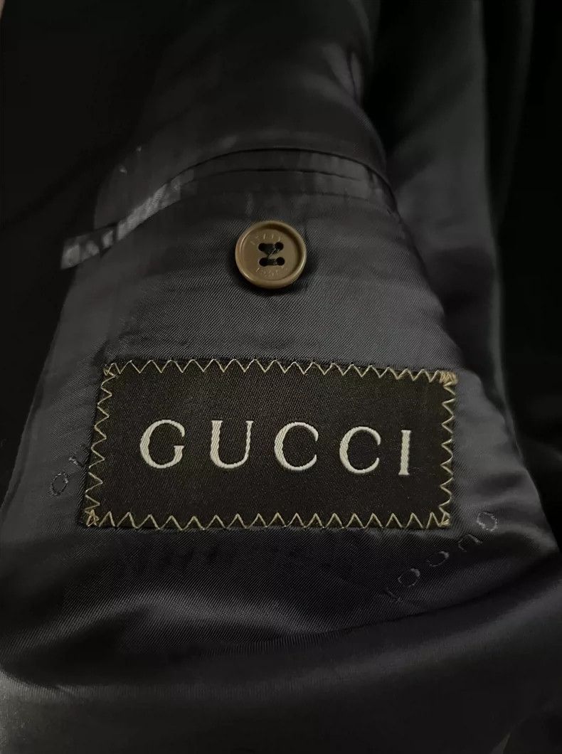 Gucci Gucci High-quality wool three-button suit jacket Size 50R - 5 Thumbnail