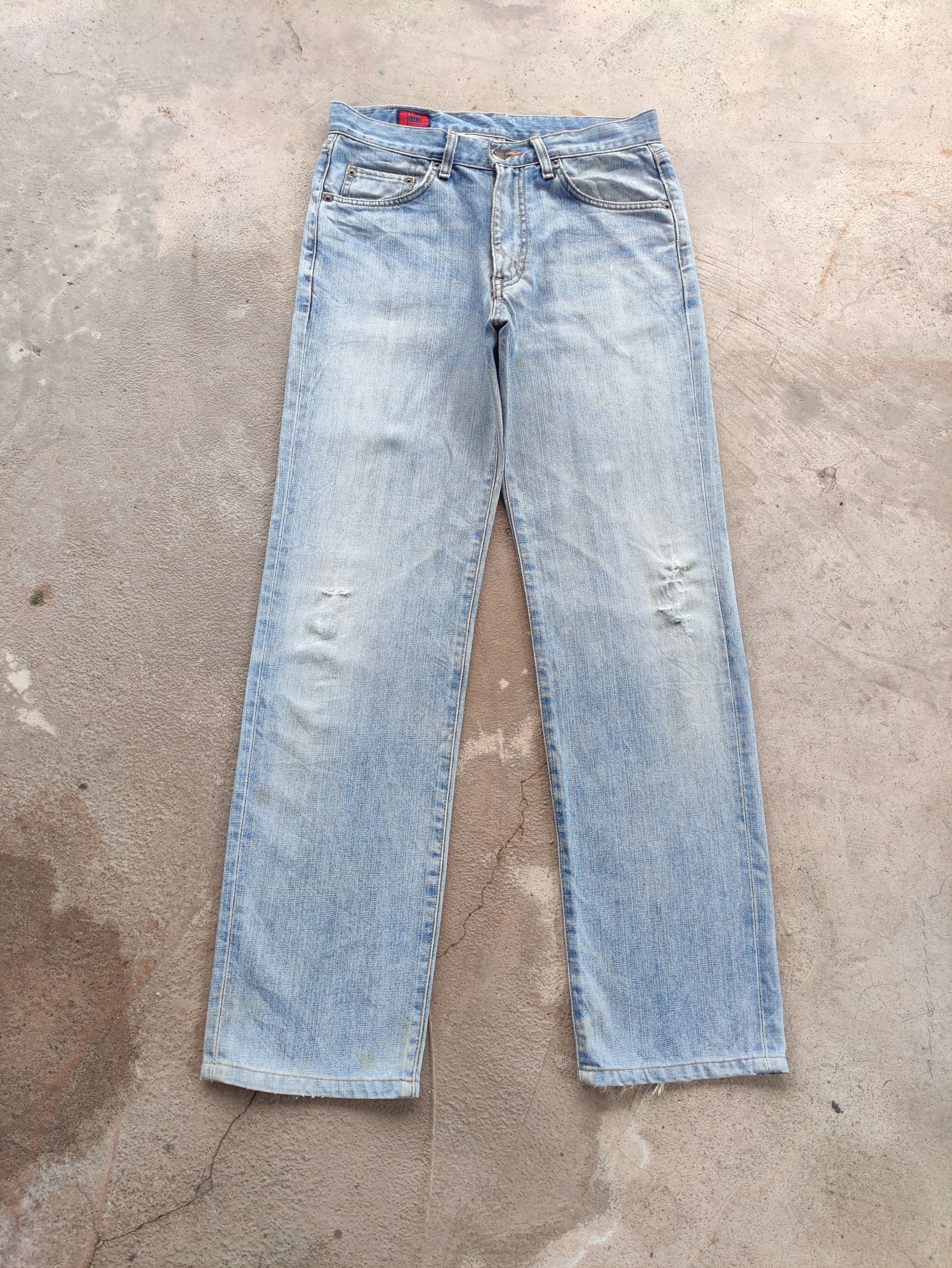 Edwin Vintage Edwin 503 Japan Jean Distressed Faded Denim Size US 32 / EU 48 - 1 Thumbnail