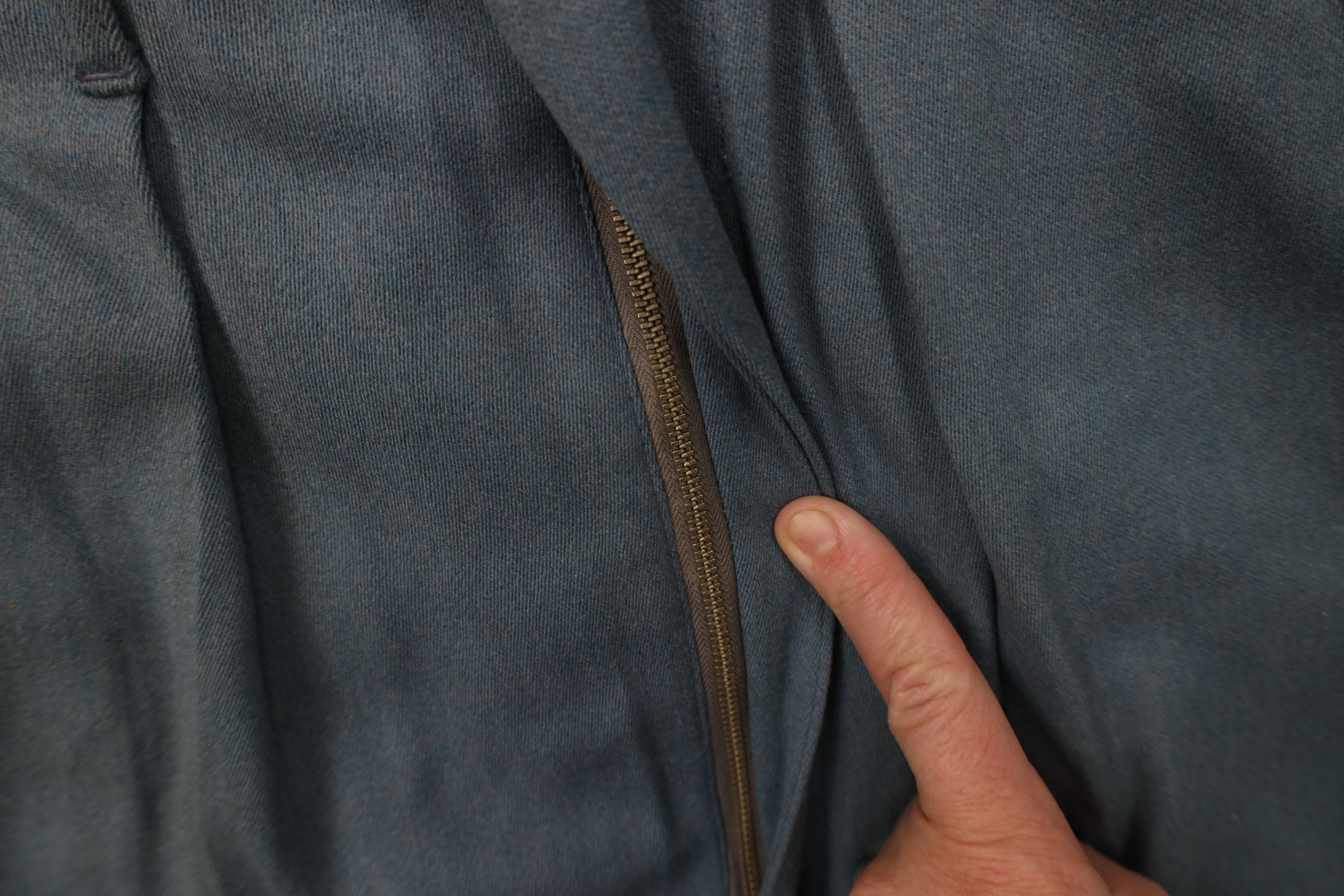 Vintage Deadstock Vintage 40s 50s Gabardine Hollywood Chino Pants Size US 34 / EU 50 - 9 Thumbnail