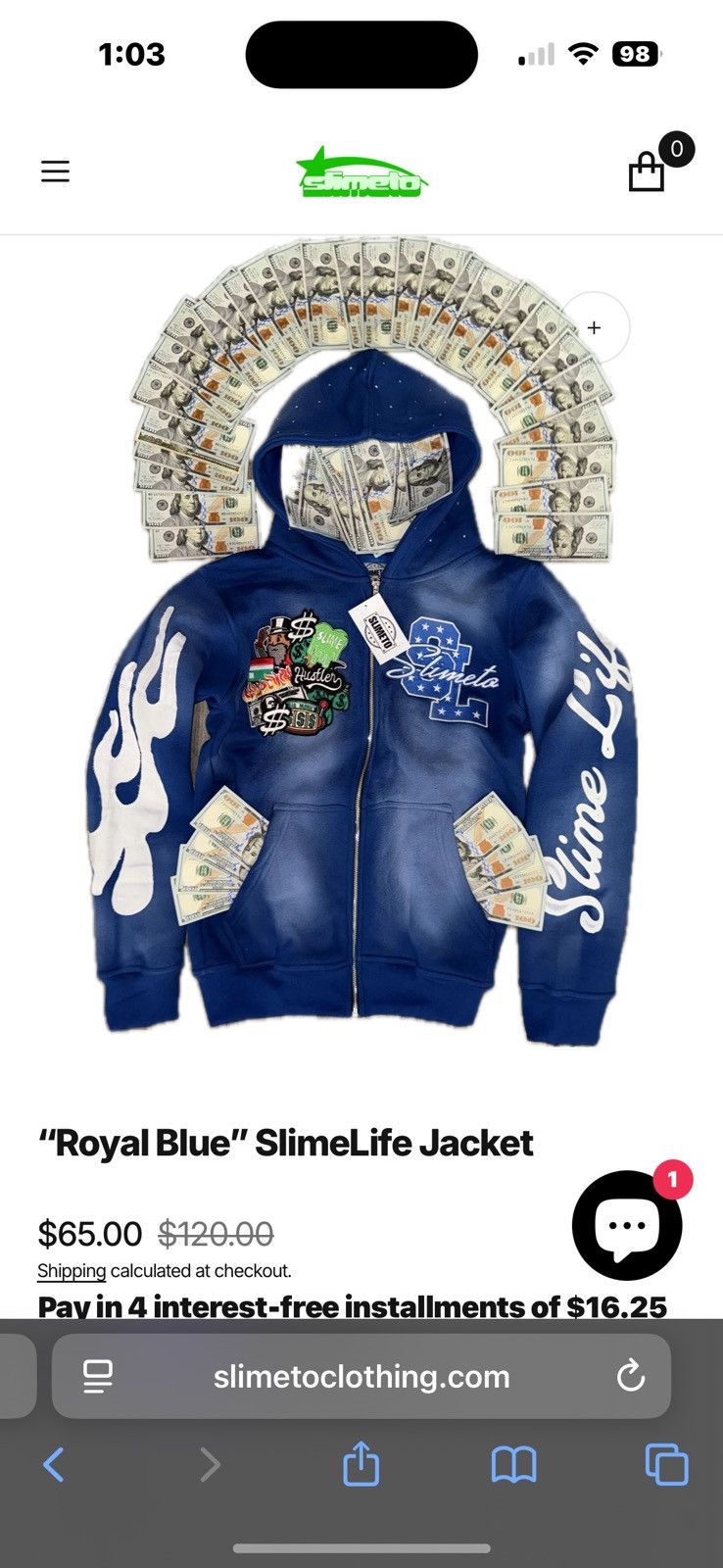 Other Dark blue slimelife jacket Size US S / EU 44-46 / 1 - 6 Thumbnail