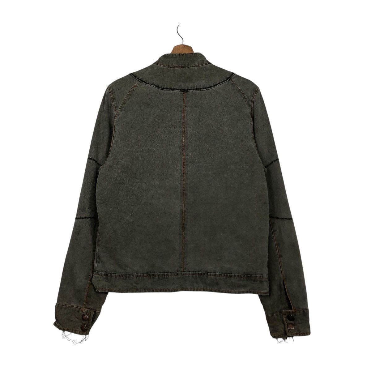 Zara 📌Vintage Cropped Biker Jacket Zara Jeans Multi Pocket Cargo Size US M / EU 48-50 / 2 - 10 Thumbnail