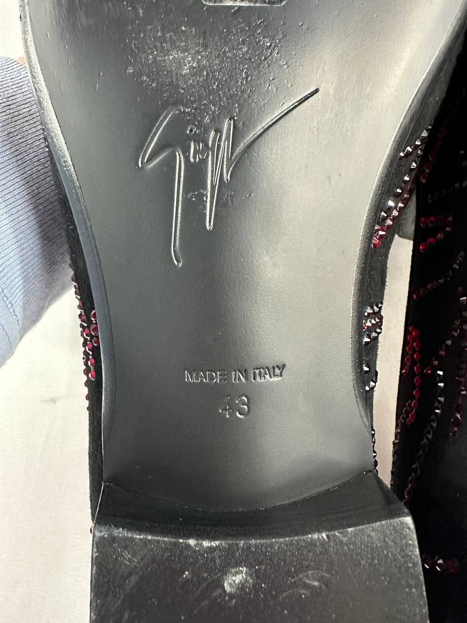 Giuseppe Zanotti Giuseppe Zanotti G-Glam Crystal Logo Loafer Size US 10 / EU 43 - 12 Thumbnail