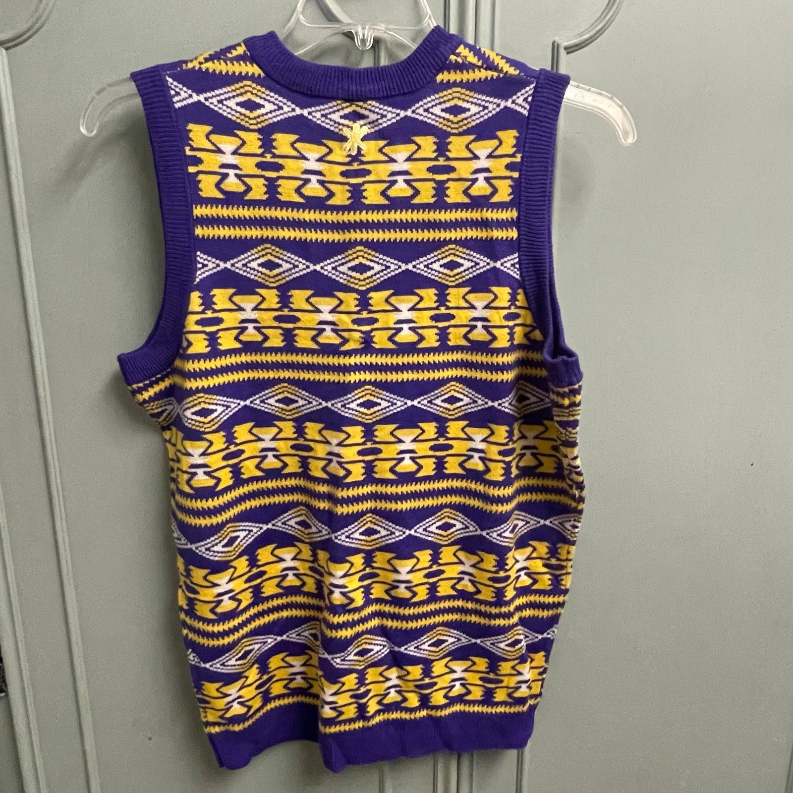 Other LSU Sweater Vest Mens Small VNeck Ugly Sweater Louisiana Size US S / EU 44-46 / 1 - 2 Thumbnail