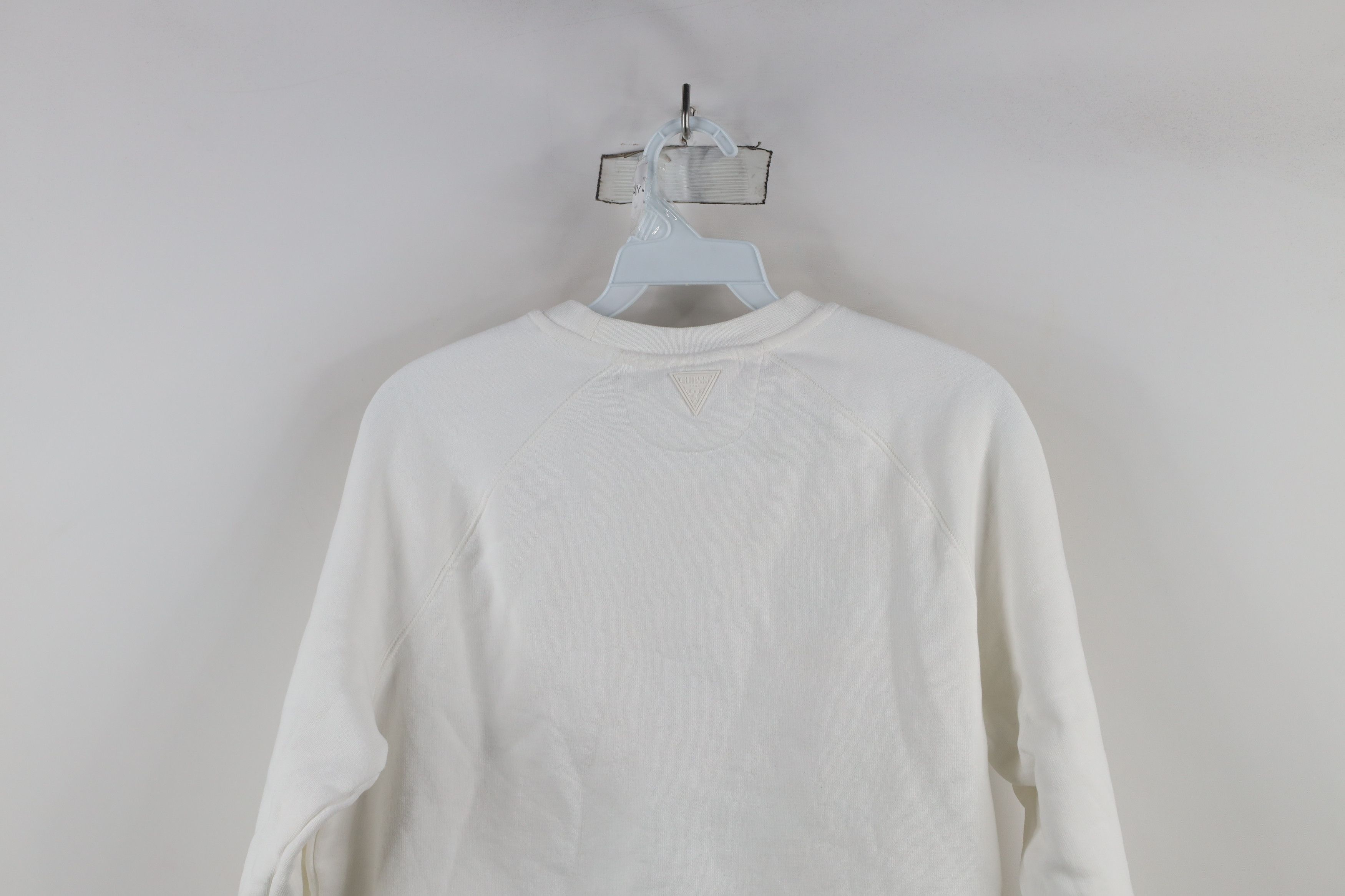 Guess × Vintage Vintage 90s Y2K Guess Spell Out Crewneck Sweatshirt White Size US M / EU 48-50 / 2 - 11 Thumbnail
