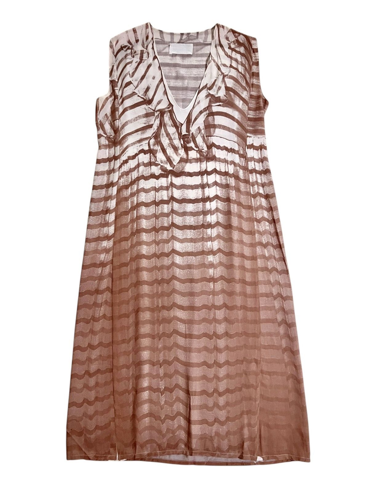 Maison Margiela S\S 1996 TROMPE L’OEIL PHOTO-PRINT RAYON DRESS Size M / US 6-8 / IT 42-44 - 1 Thumbnail