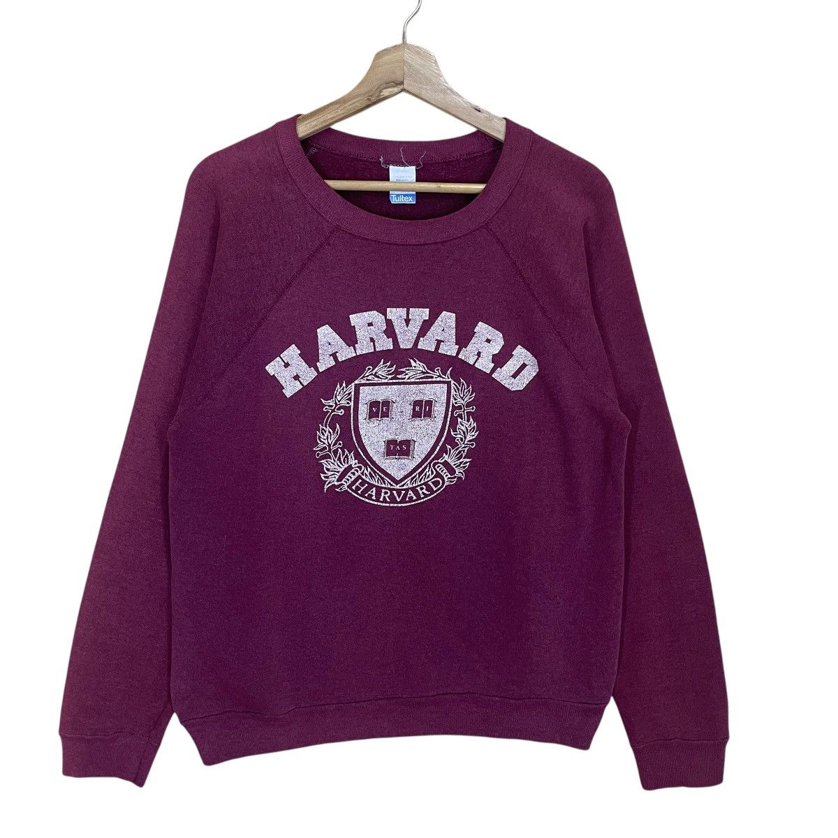 Vintage Vintage 80s University Of Harvard Crewneck Sweatshirt Size US M / EU 48-50 / 2 - 1 Thumbnail