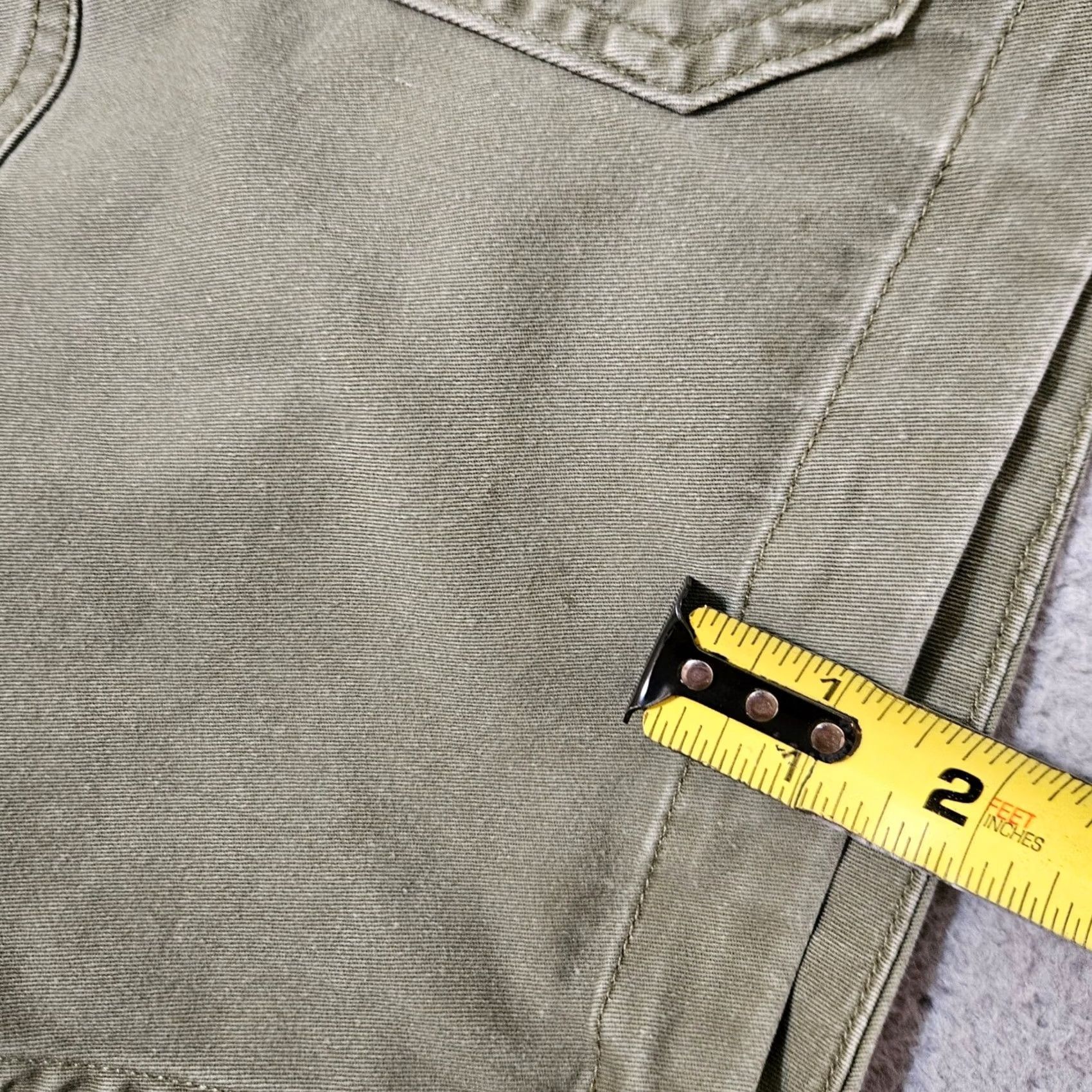 Duluth Trading Company Duluth Trading 40 GRIT Mens Navy Green Flex Twill Standard Cargo Shorts - Big & Tall - 42x10 Size US 42 / EU 58 - 7 Thumbnail