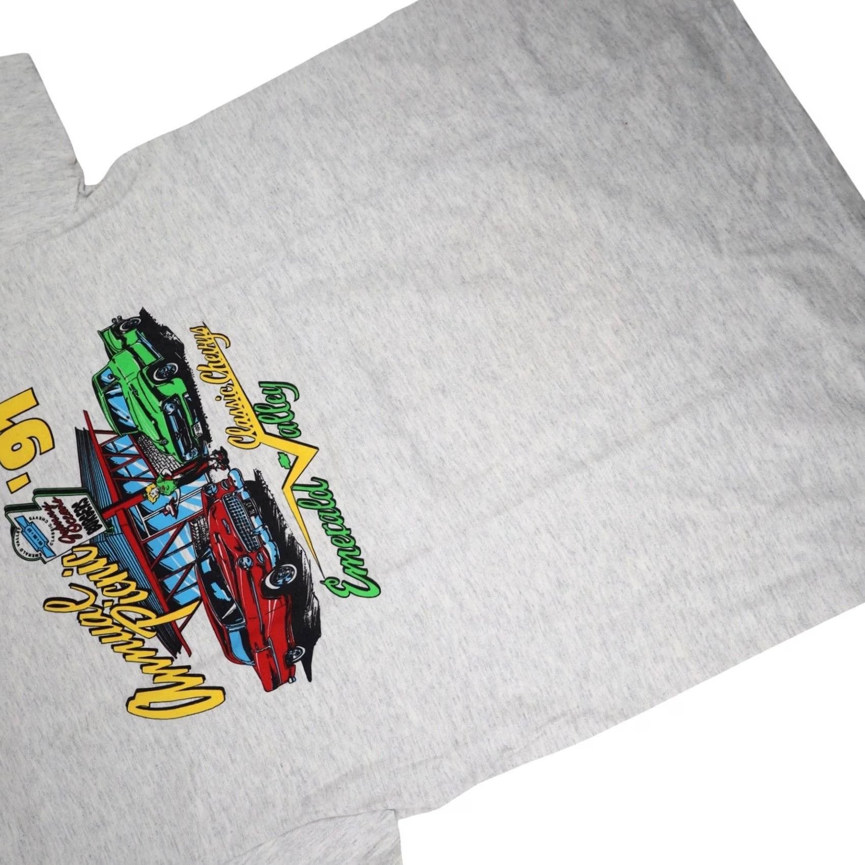 Vintage VINTAGE 1991 Classic Chevy Annual Picnic Graphic T Shirt Mens Large Gray Size US L / EU 52-54 / 3 - 3 Thumbnail