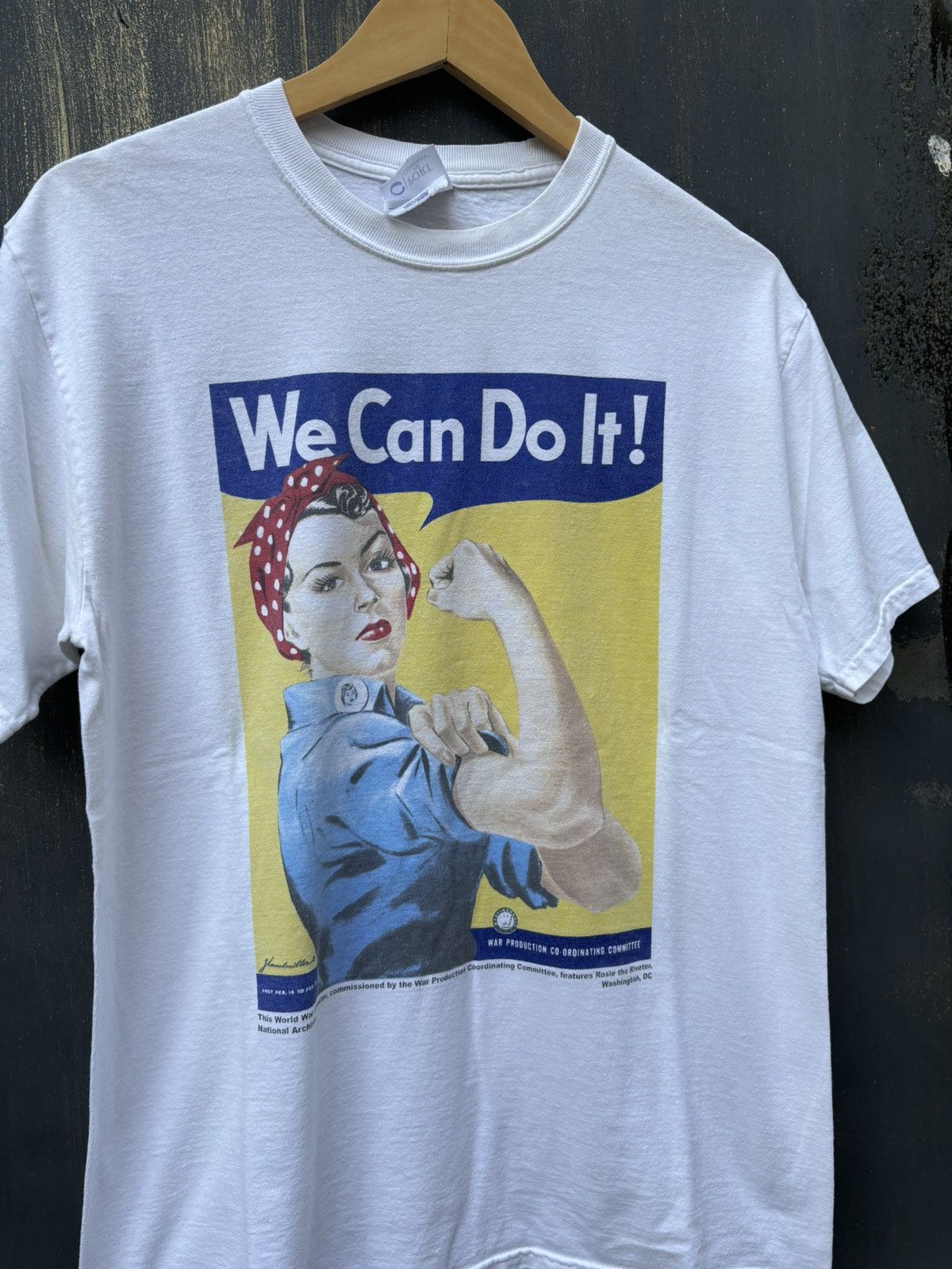 Vintage RARE! Vintage 90’s Promo Art Poster War II We Can Do It Size US M / EU 48-50 / 2 - 1 Thumbnail