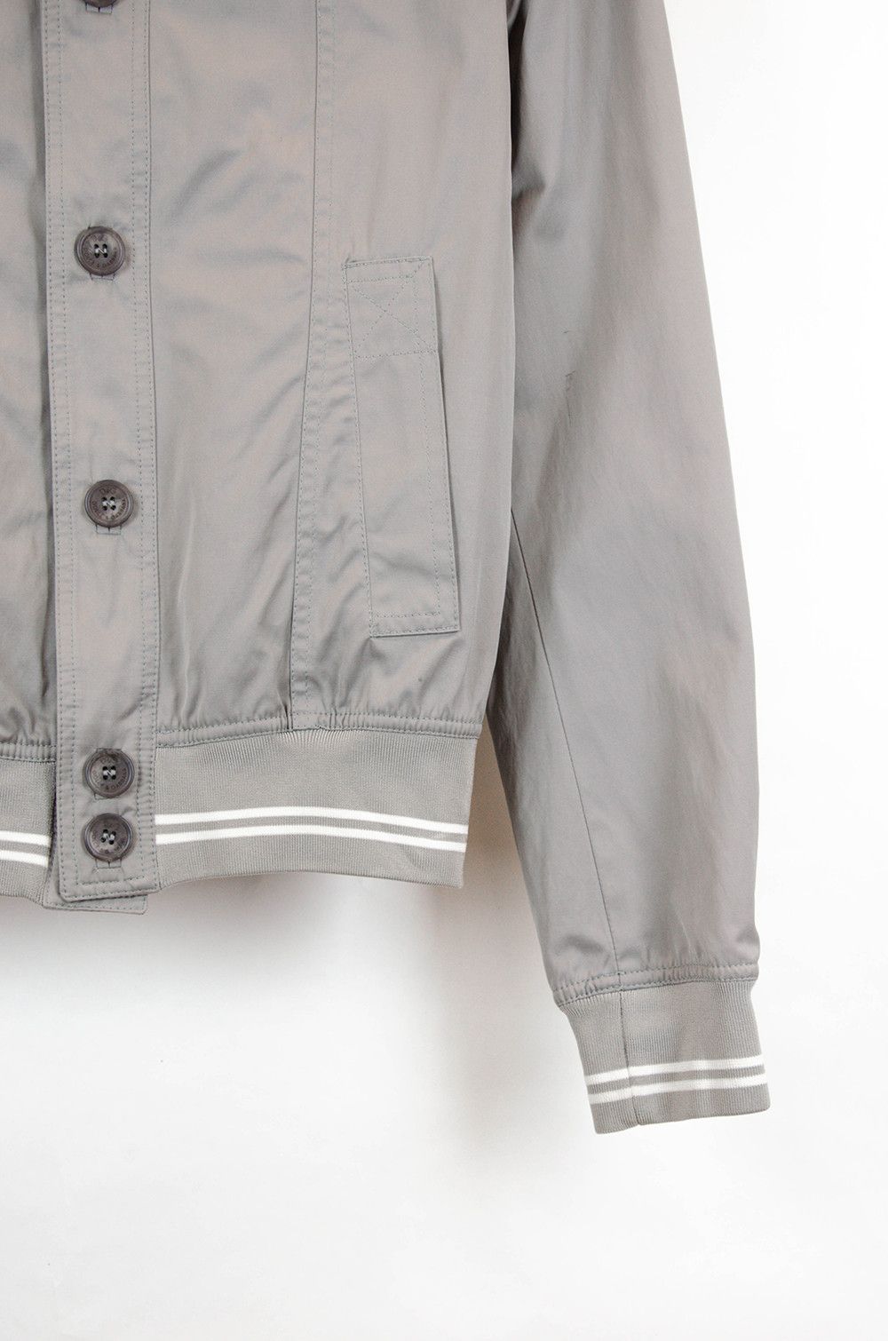 Dolce & Gabbana Dolce & Gabbana Grey Cotton Jacket IT48 Size US M / EU 48-50 / 2 - 3 Thumbnail