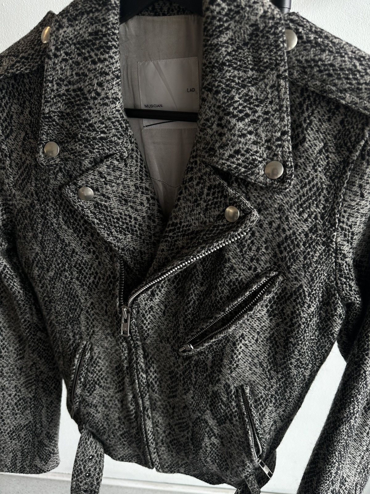 Lad Musician LAD MUSICIAN Python Pattern Biker Jacket Size US S / EU 44-46 / 1 - 2 Thumbnail