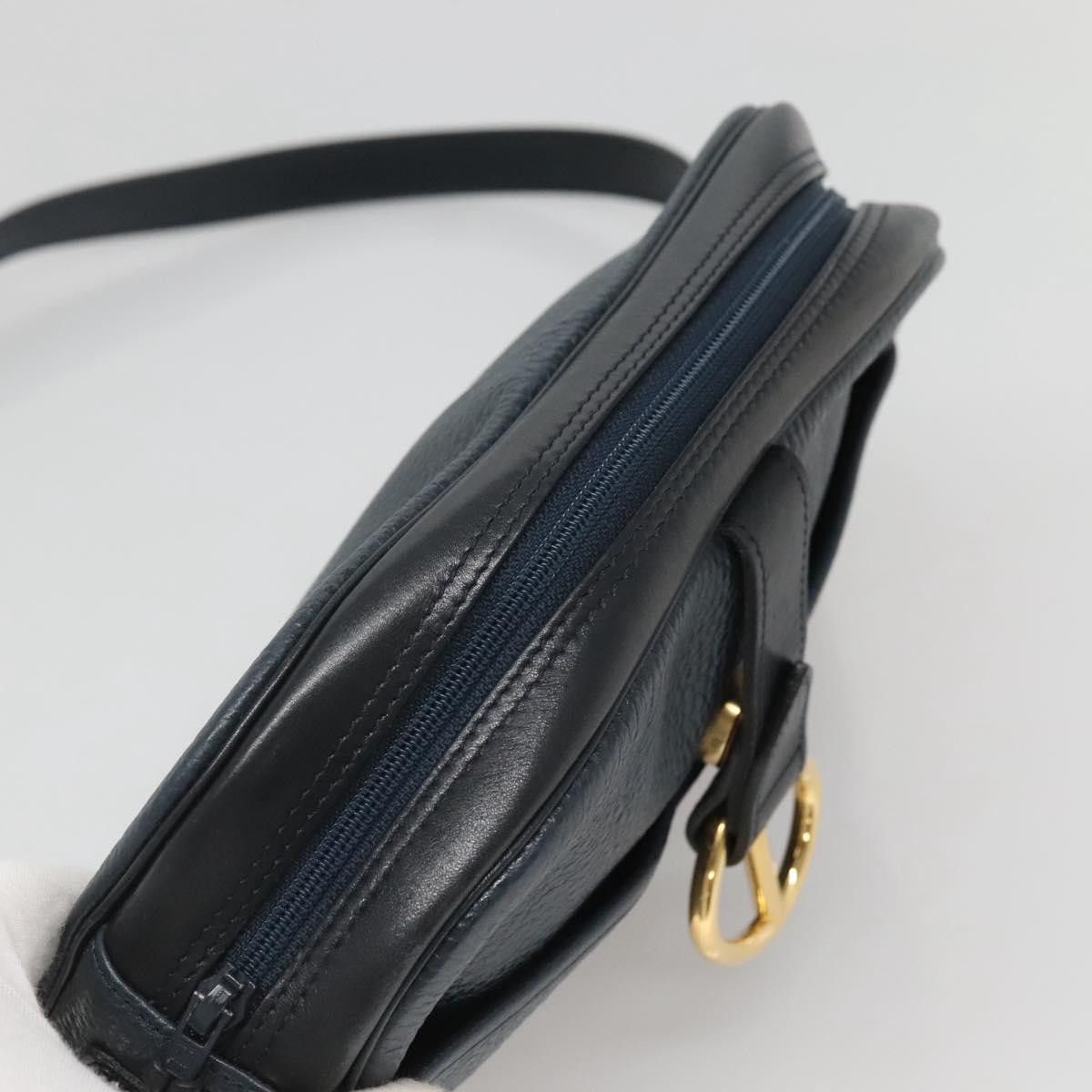 Dior DIOR Shoulder Bag Leather Navy Gold Size ONE SIZE - 6 Thumbnail
