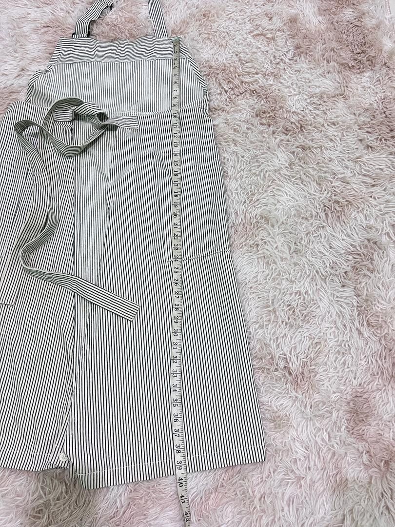 Issey Miyake Vintage 90’s Issey Miyake Hickory Denim Apron Pants Size ONE SIZE - 5 Thumbnail
