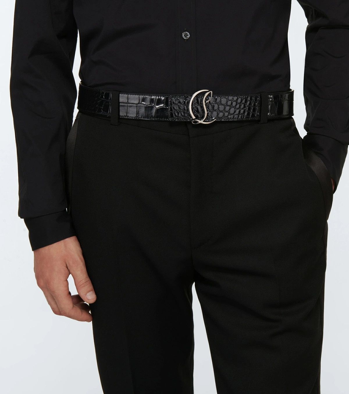 Christian Louboutin o1s1wg110225 Belts in Black Size ONE SIZE - 2 Thumbnail