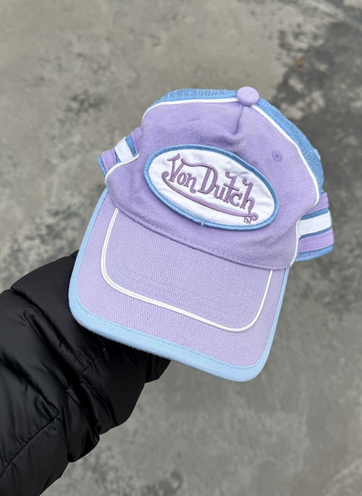 Von Dutch Vintage Von Dutch USA Trucker Y2K Hat Cap Sk8 Size ONE SIZE - 1 Thumbnail