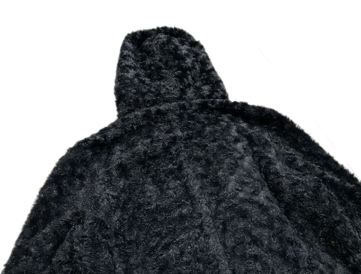 If Six Was Nine × Japanese Brand × Le Grande Bleu (L.G.B.) 🔥Sick Y2K Civarize Fur Hoodie Diagonal Zipper Goth Size US M / EU 48-50 / 2 - 8 Thumbnail