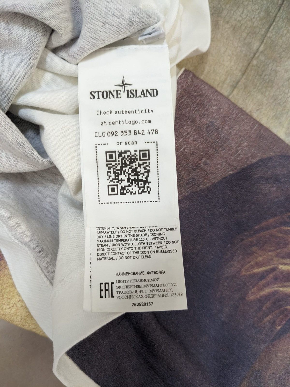 Stone Island × Supreme SS22 SUPREME STONE ISLAND MONA LISA Shirt Multicolor Size US L / EU 52-54 / 3 - 6 Thumbnail