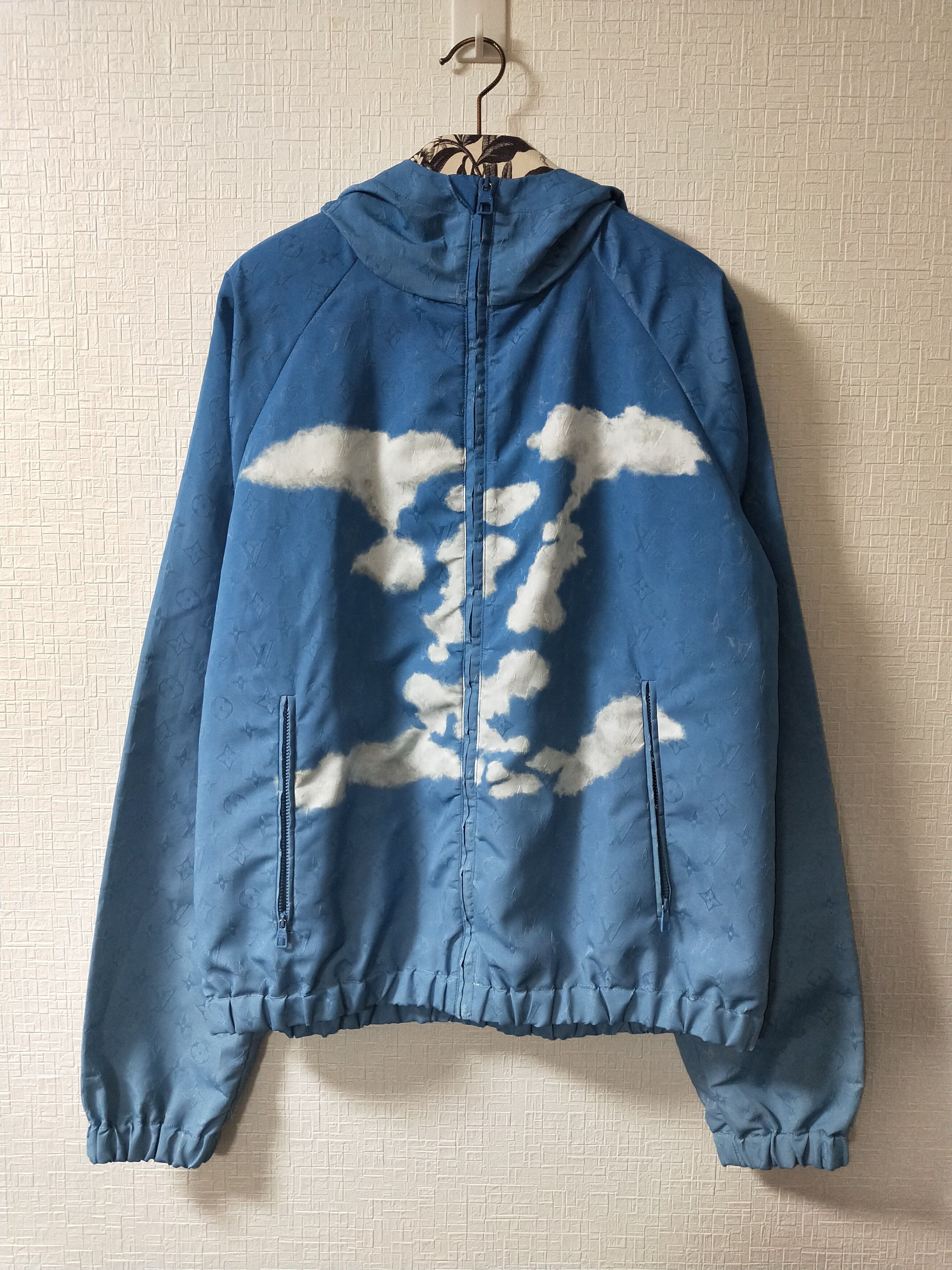 Pre-owned Louis Vuitton Clouds Monogram Jacket In Blue