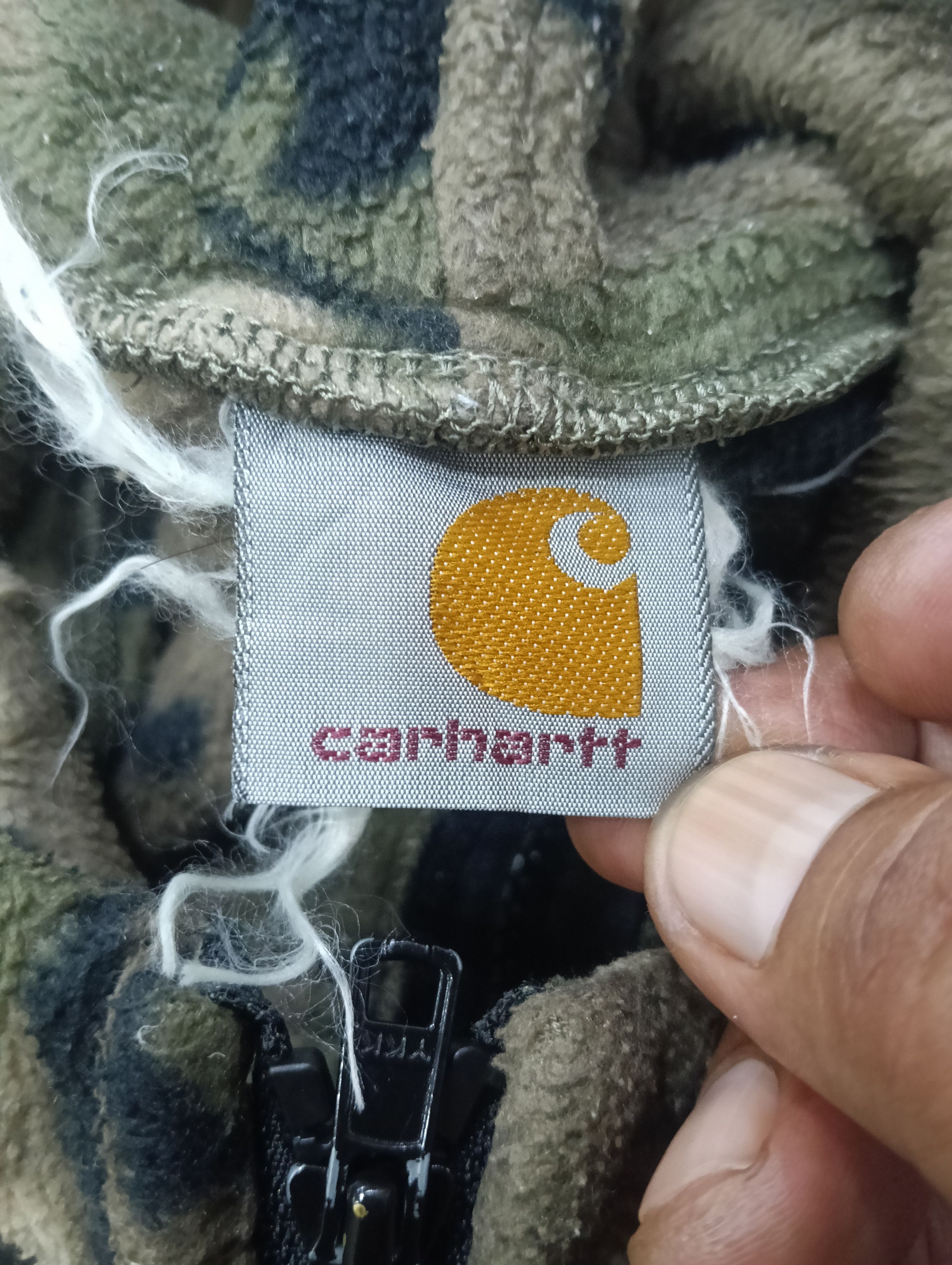 Carhartt Carhatt Camo Hooded Fleece Size US L / EU 52-54 / 3 - 7 Thumbnail