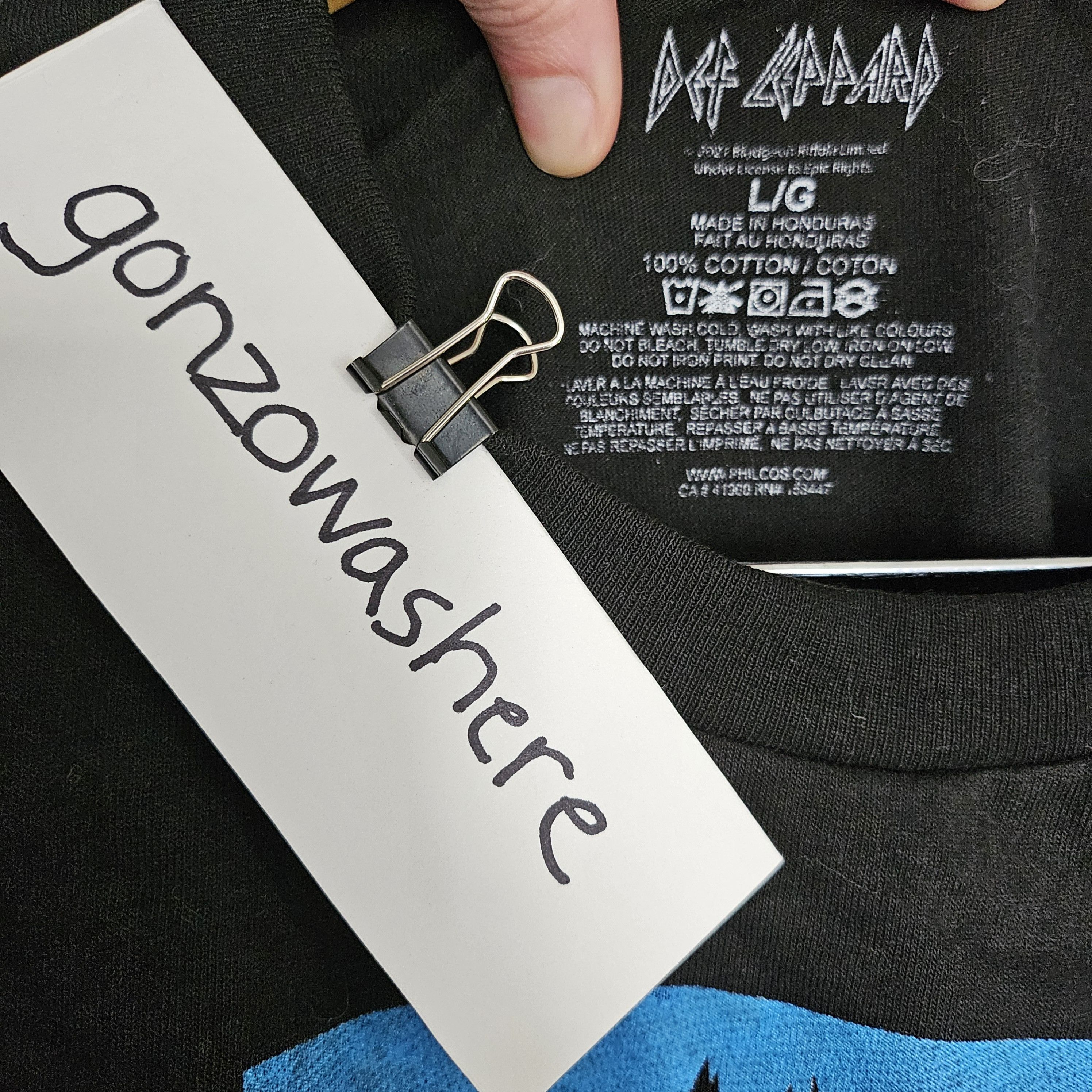 Def Leppard × Vintage Def Leppard Comic Longsleeve size L Size US L / EU 52-54 / 3 - 2 Thumbnail