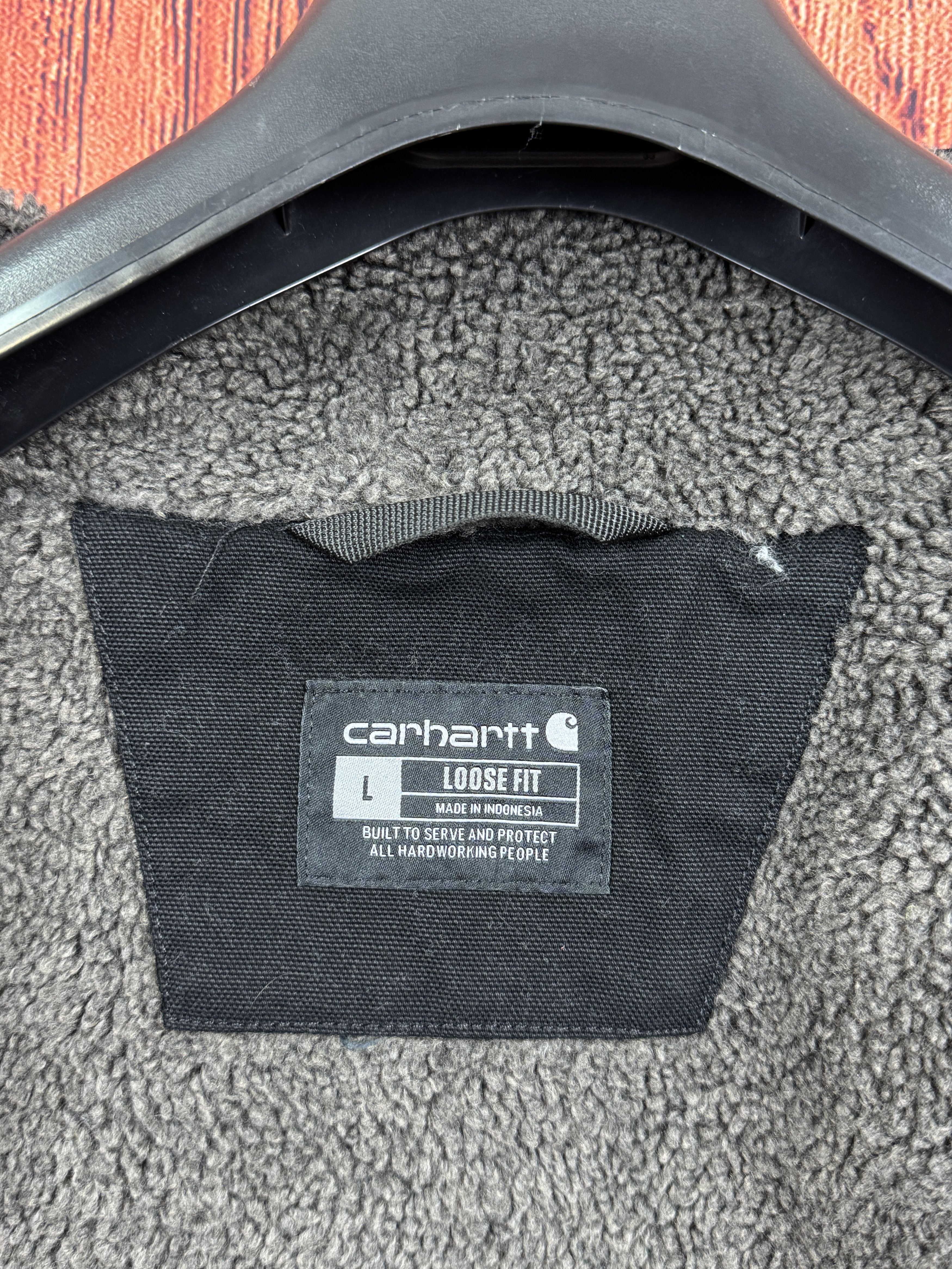 Carhartt NWT Carhartt Washed Duck Sherpa Lined Loose Fit Black Vest Size US L / EU 52-54 / 3 - 10 Thumbnail