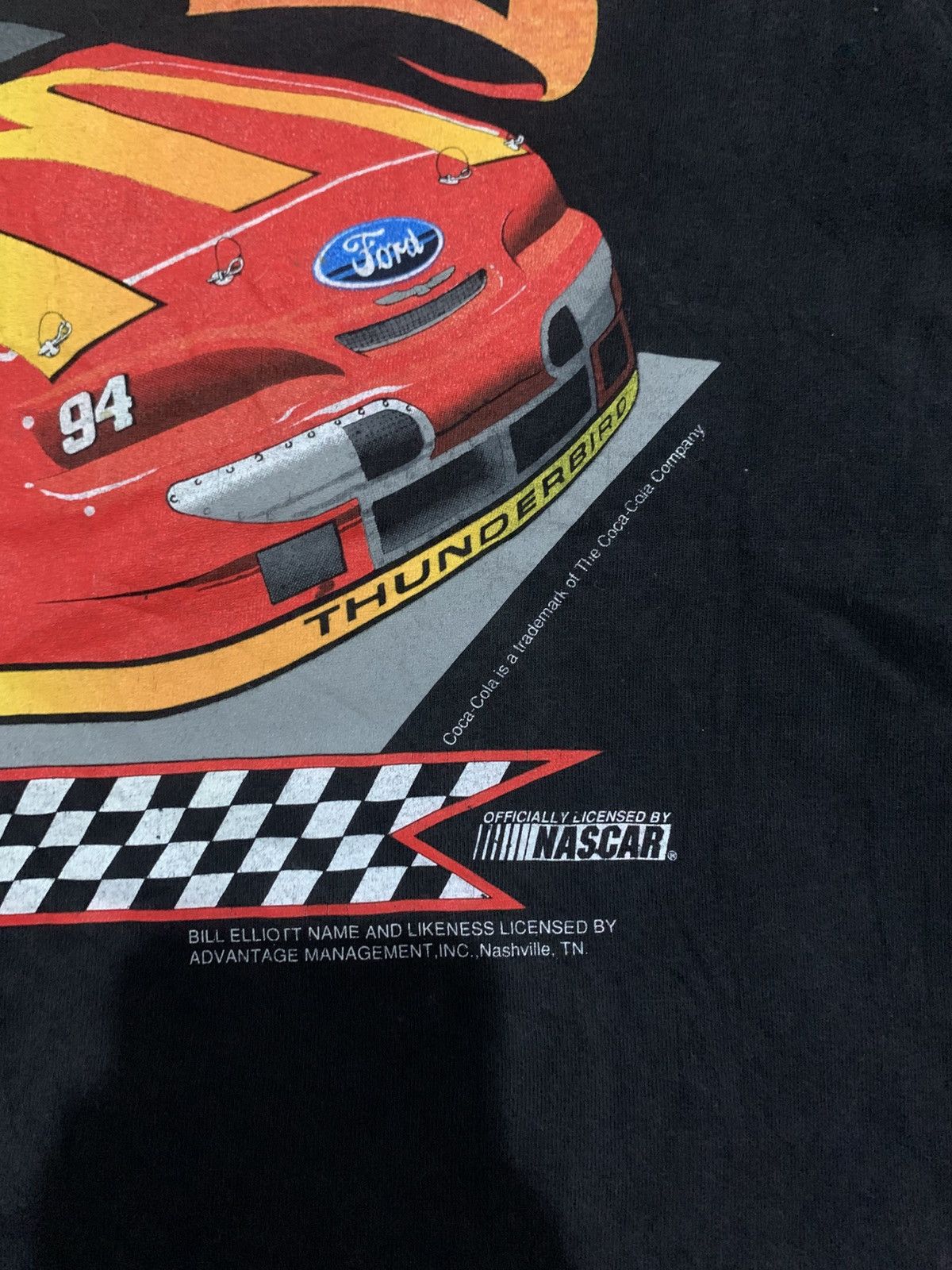NASCAR Vintage 1995 Bill Elliott McDonald's Racing Team NASCAR Tee Size US M / EU 48-50 / 2 - 5 Thumbnail