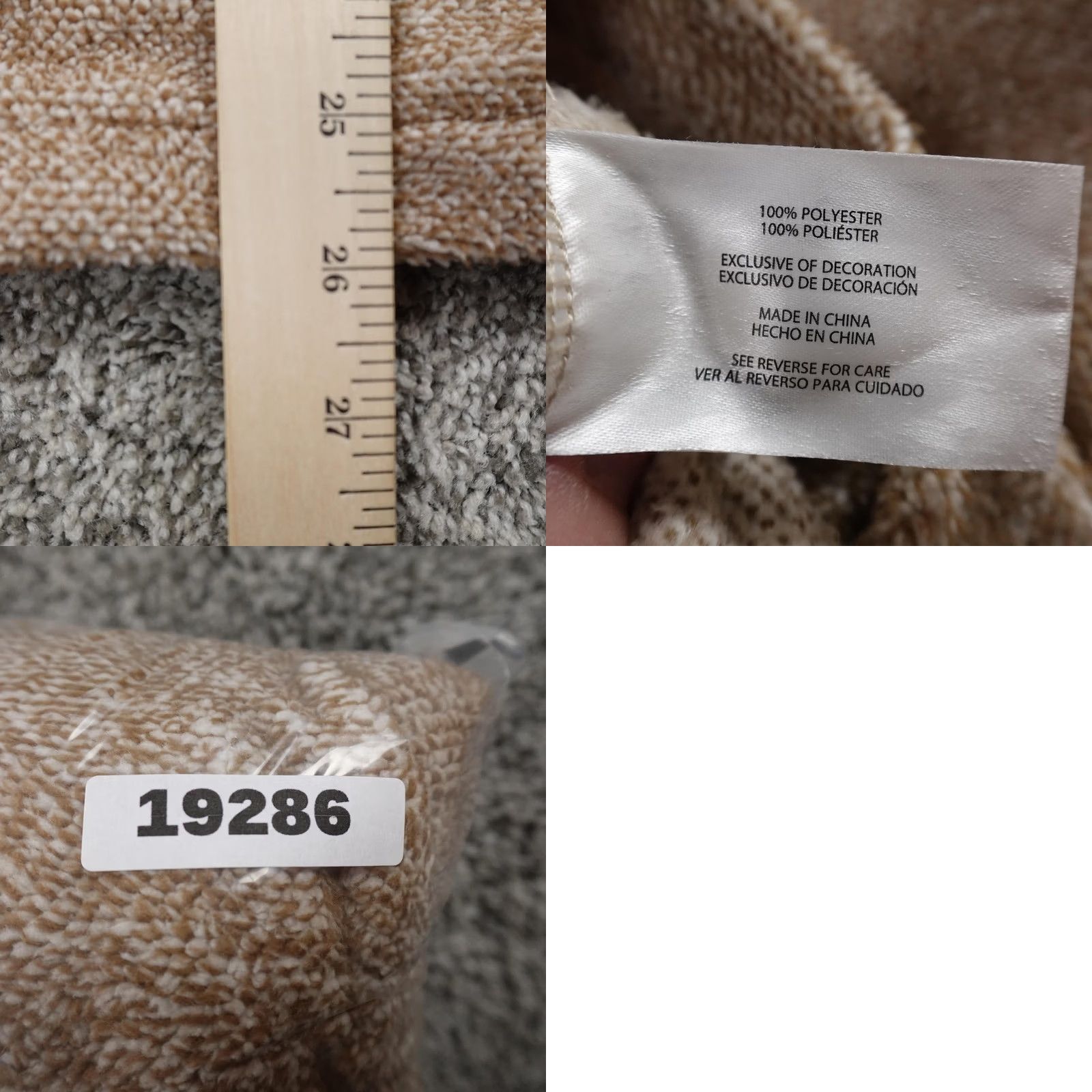 Eddie Bauer Eddie Bauer Sweater Womens XL Beige Tan Fleece Henley Mock Neck Raglan Sleeve Cozy Warm Pullover Size XL / US 12-14 / IT 48-50 - 8 Thumbnail