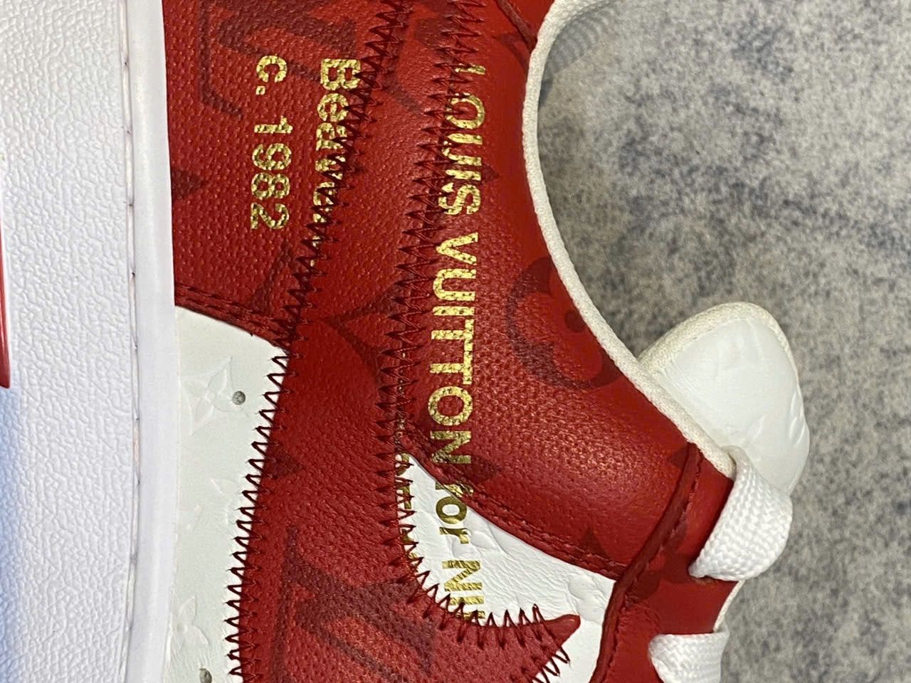 Louis Vuitton LOUIS VUITTON X NIKE AIR FORCE 1 Size US 6.5 / EU 39-40 - 18 Thumbnail
