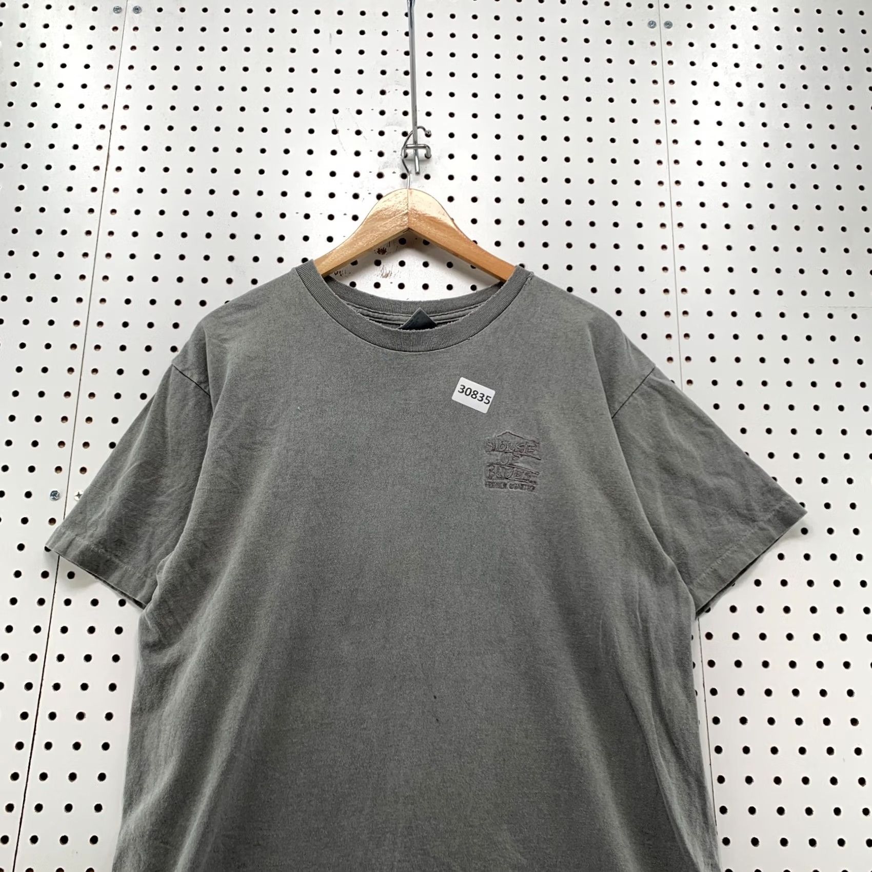 Vintage Vintage 90s House Of Blues Shirt Medium Gray SIngle Stitch French Quarter 22X29 Size US M / EU 48-50 / 2 - 2 Thumbnail
