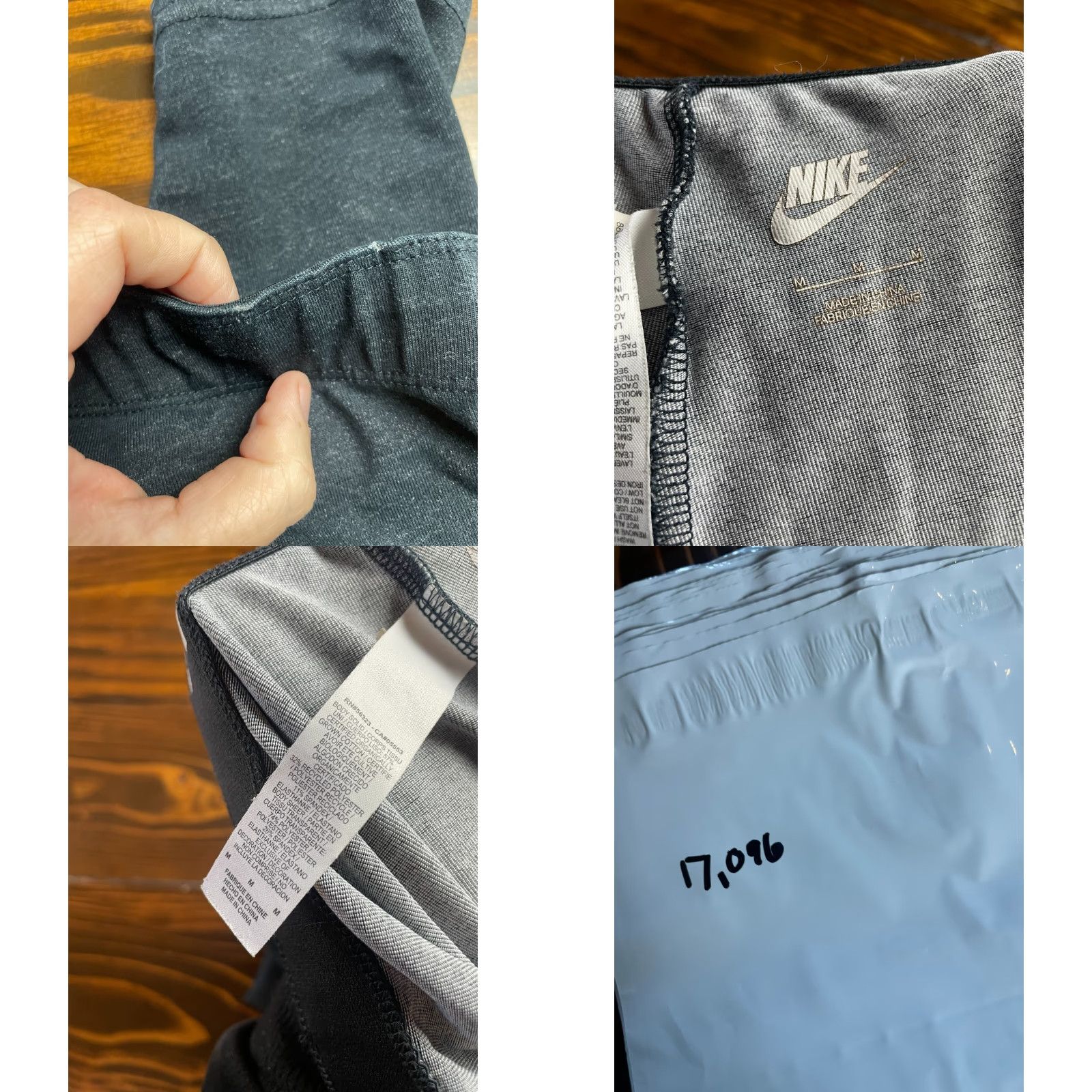 Nike Nike Pants Women's Medium Black Activewear Leggings Just Do It Womens Size 32" / US 10 / IT 46 - 8 Thumbnail