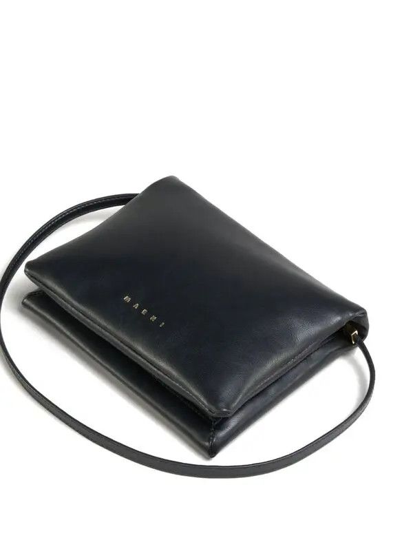 Marni o1w1db11125 Size :OS/Mini Prisma Pouch in Black Size ONE SIZE - 4 Thumbnail