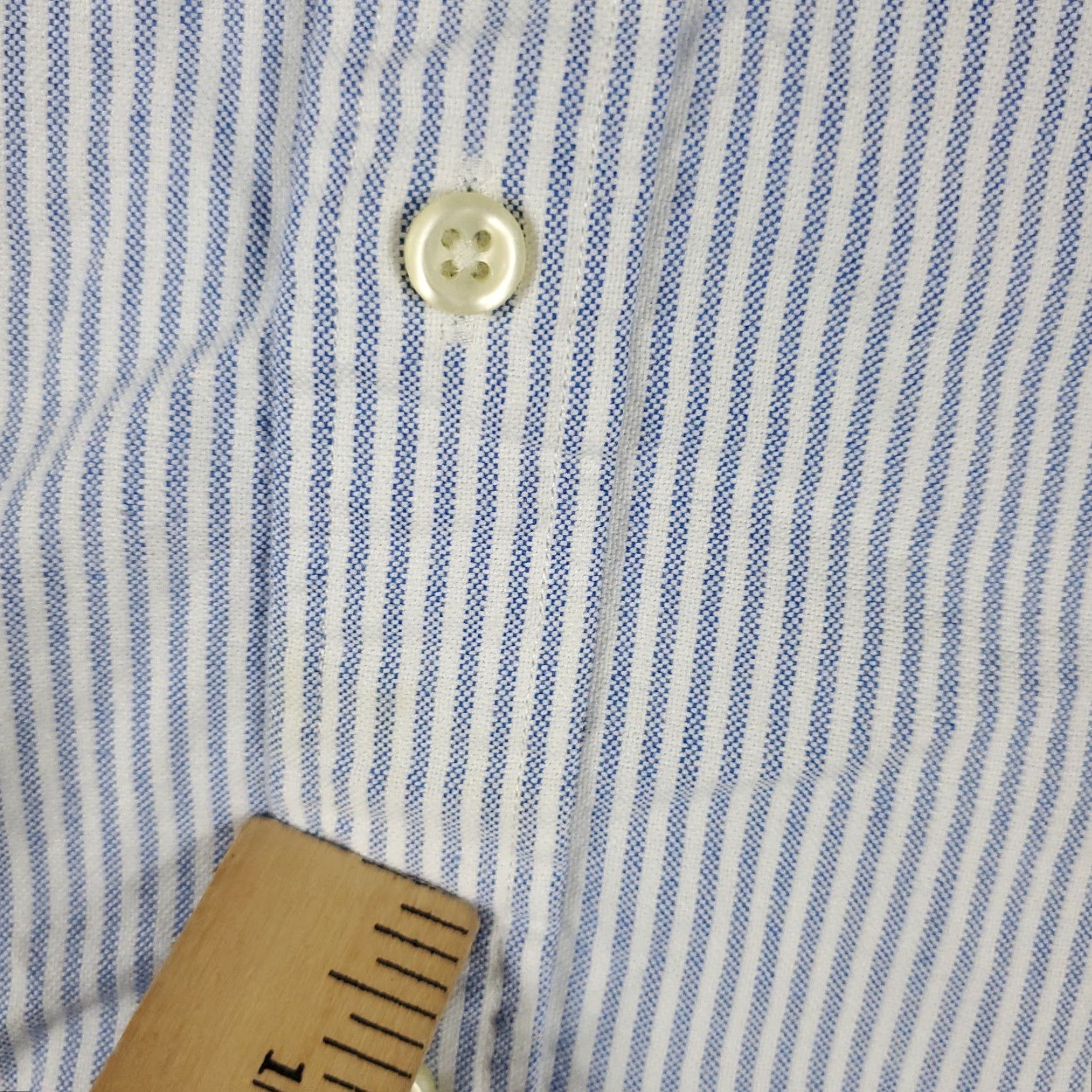 Ralph Lauren Ralph Lauren Button-Up Shirt Mens 2XL Blue White Striped Long Sleeve Regular Fit Size US XXL / EU 58 / 5 - 5 Thumbnail