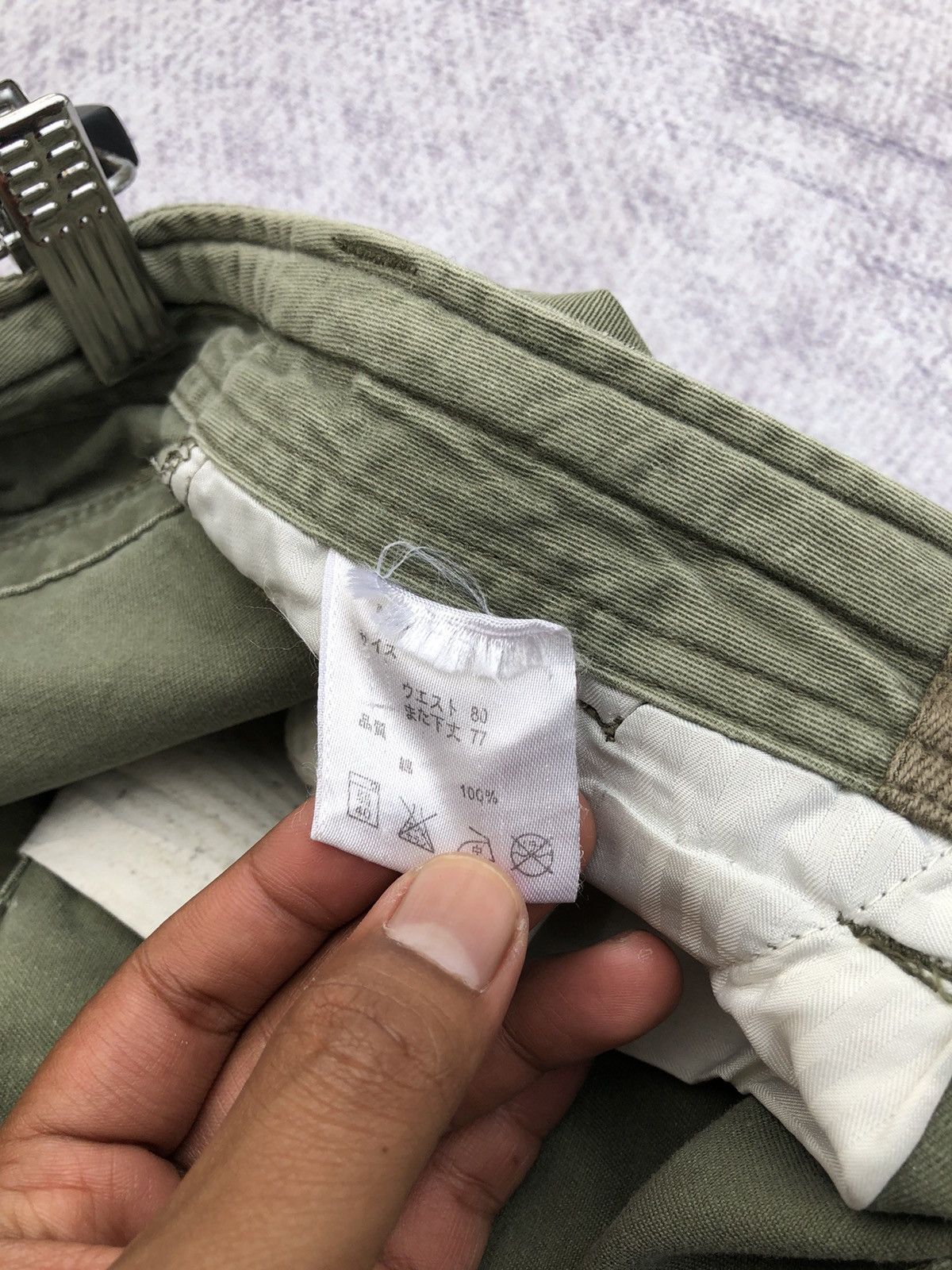Japanese Brand Cargo Green Anti Label Multipocket Tactical Pants W29 Size US 29 - 8 Thumbnail