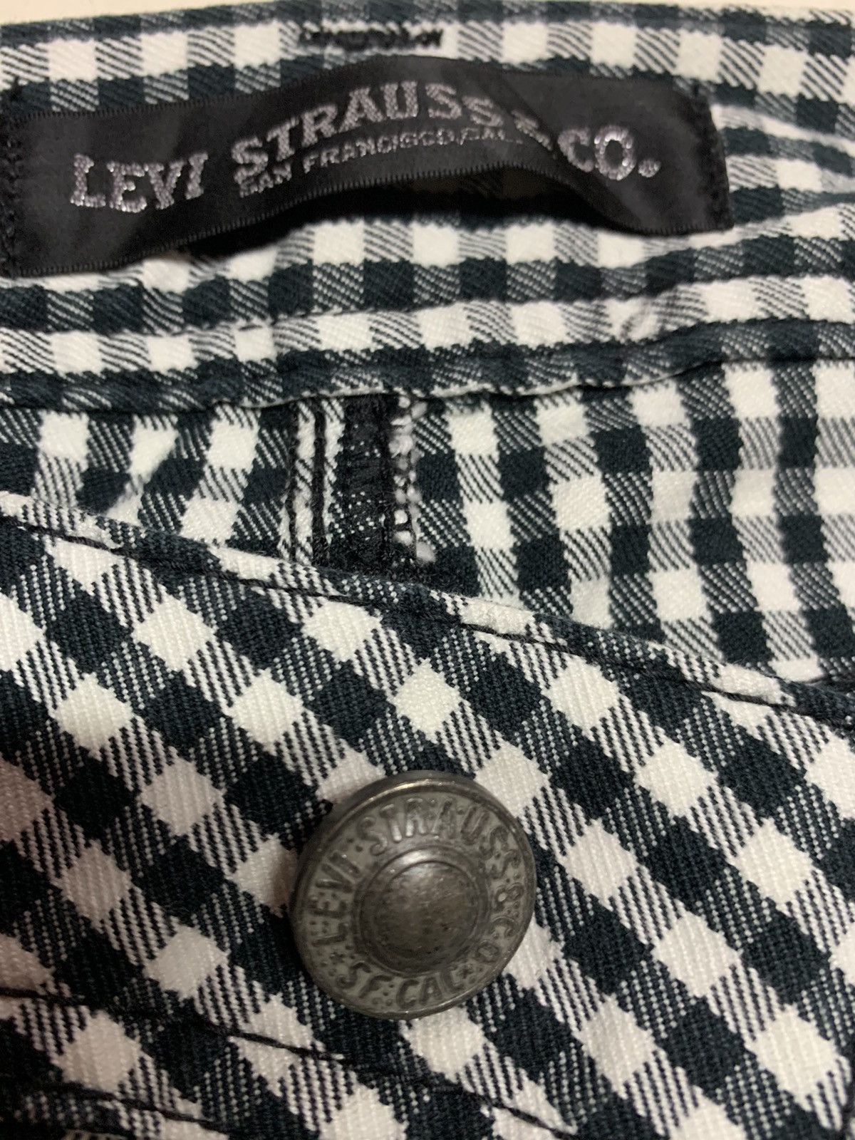 Levi's Levis Checked pattern lady jeans Size 32" / US 10 / IT 46 - 18 Thumbnail
