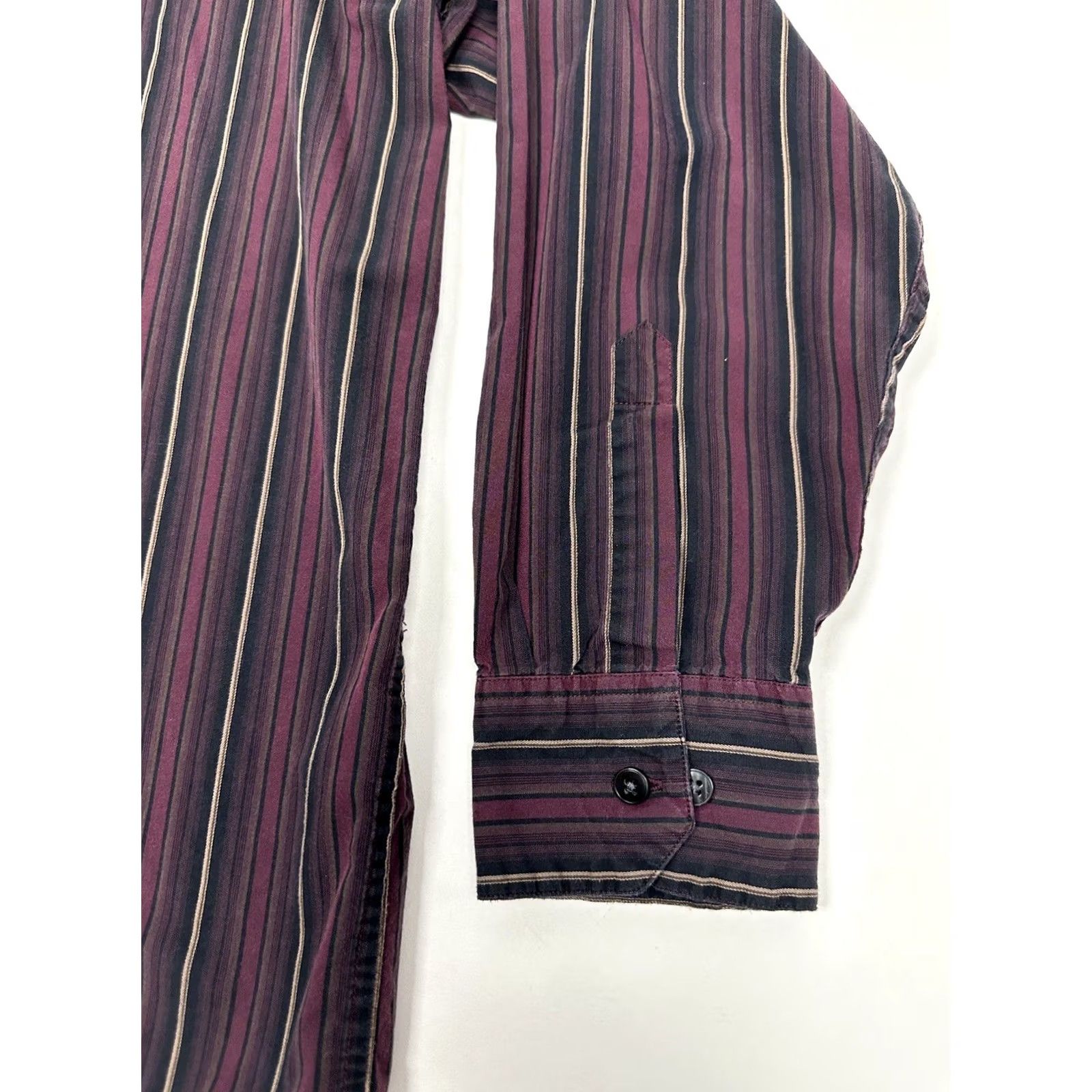 Vintage Concepts by Claiborne Shirt Men's 2XL Long Sleeve Striped Button Up Size US XXL / EU 58 / 5 - 7 Thumbnail