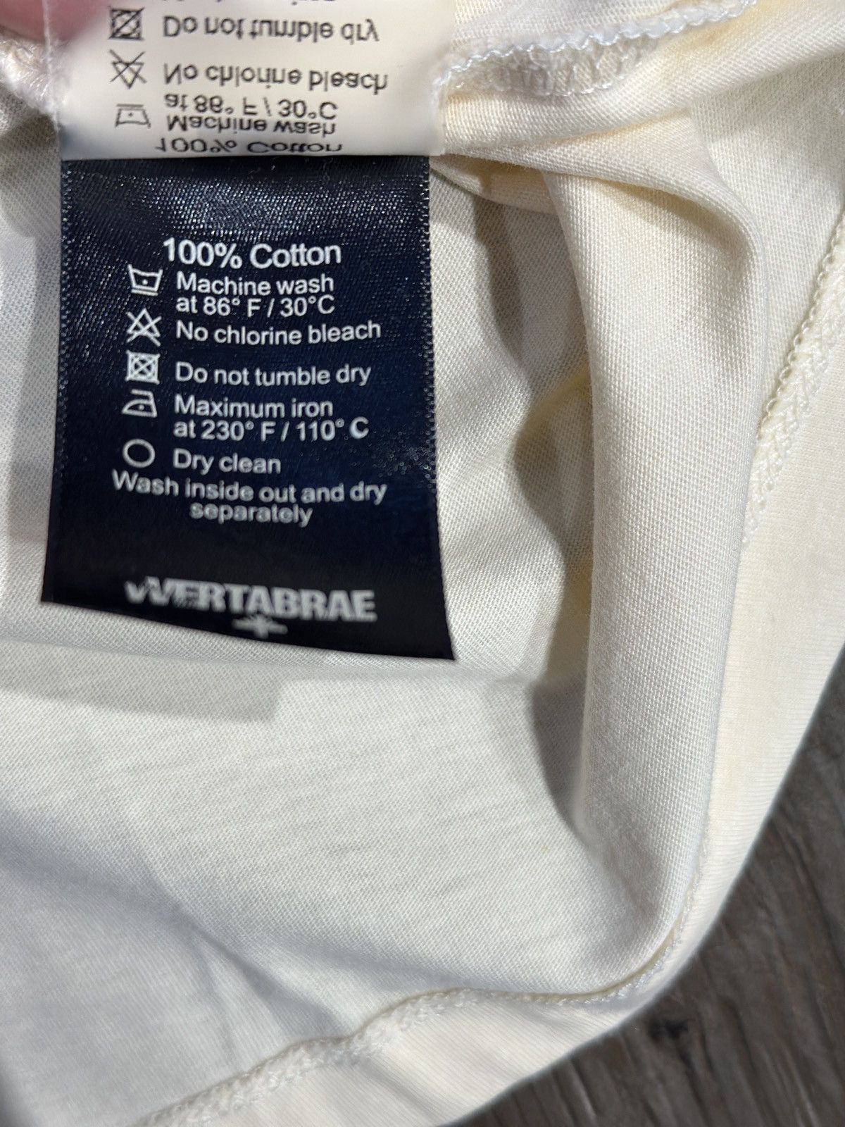 Vertabrae Vertabrae Riot Tee Vintage White Size US XL / EU 56 / 4 - 5 Thumbnail