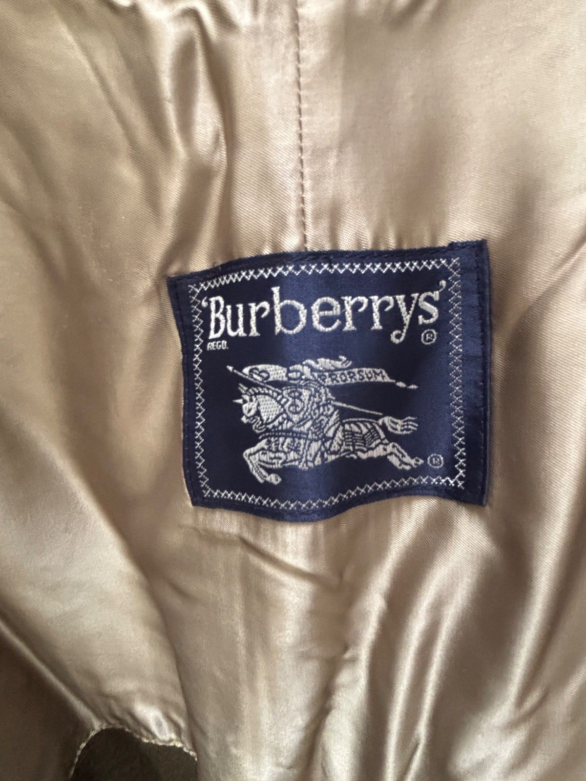 Burberry Rare M46 90s Burberry Trench Coat w/ Green House Check Size US XL / EU 56 / 4 - 18 Thumbnail