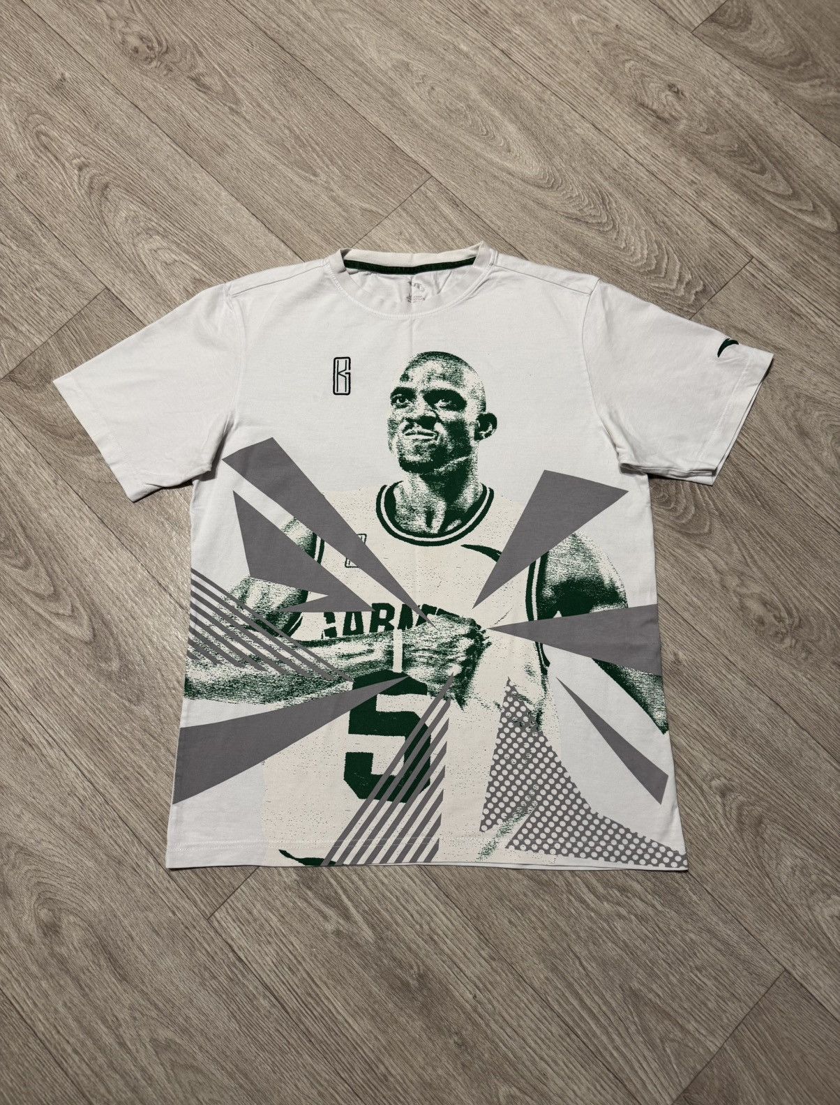 NBA 🔷Boston Celtics Kevin Garnett Big Logo T-shirt🔷 Size US L / EU 52-54 / 3 - 1 Thumbnail