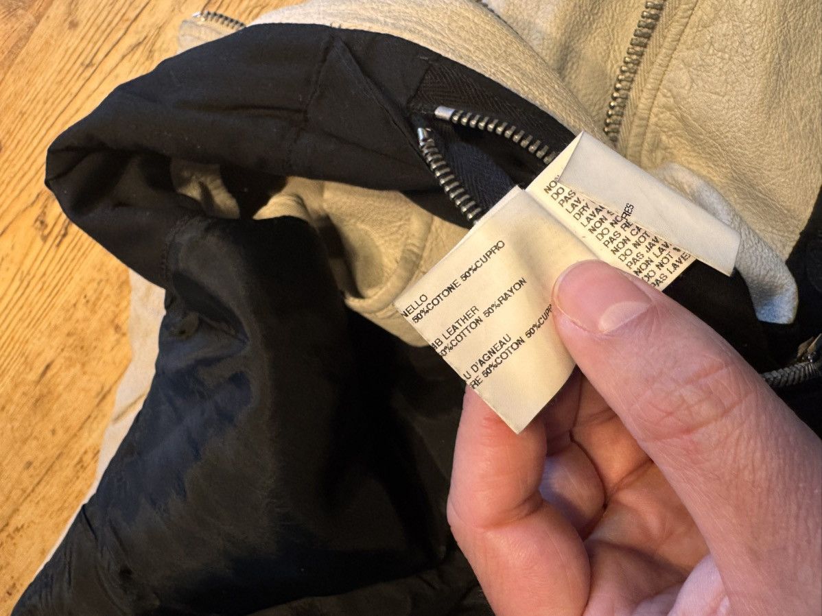 Rick Owens Rick Owens 2007 ARCHIVE LEATHER VEST JACKET Size US S / EU 44-46 / 1 - 5 Thumbnail